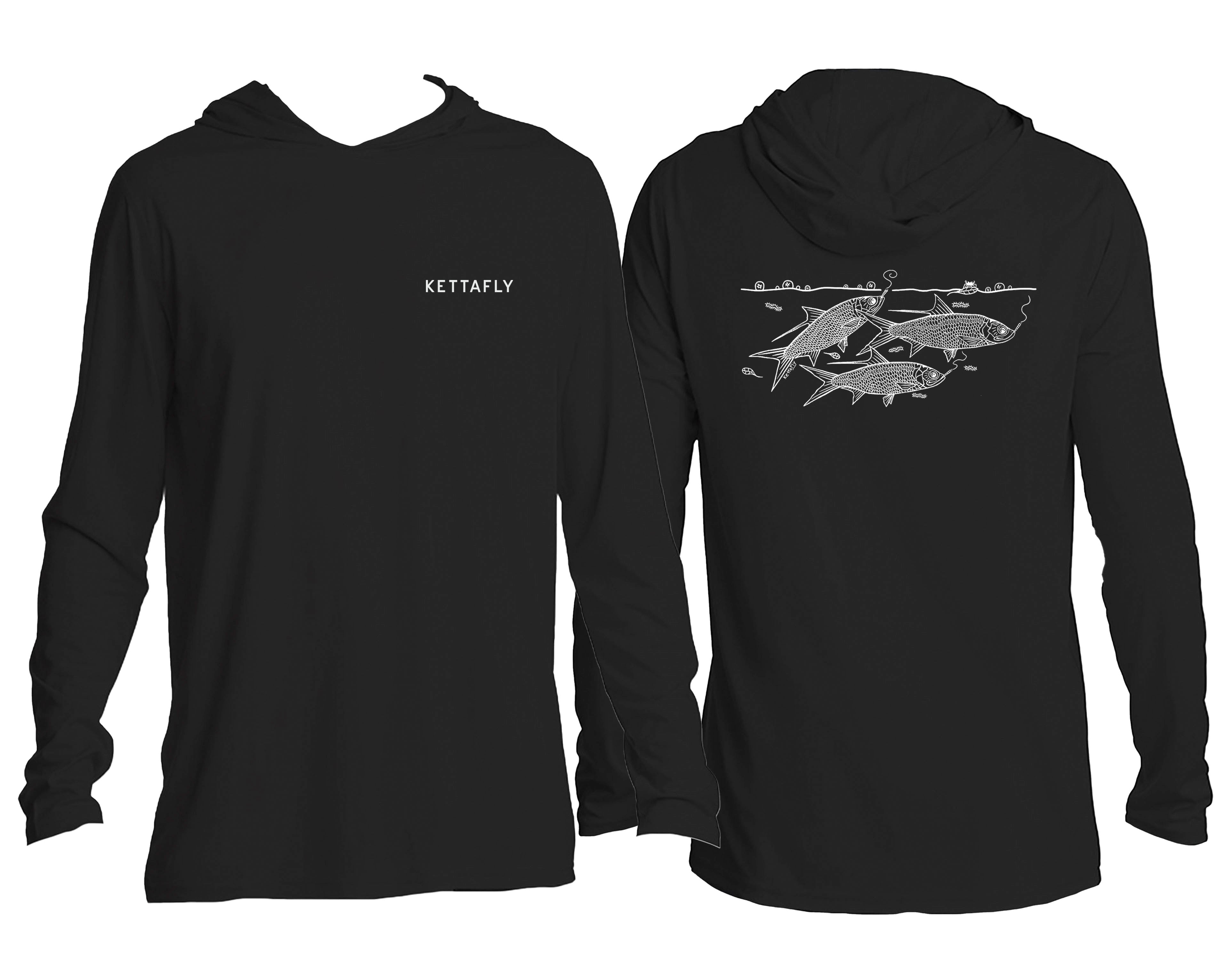 High Rollers with blunt Design (pocket & back) UPF50+ Hooded long sleeve Sun Shirt