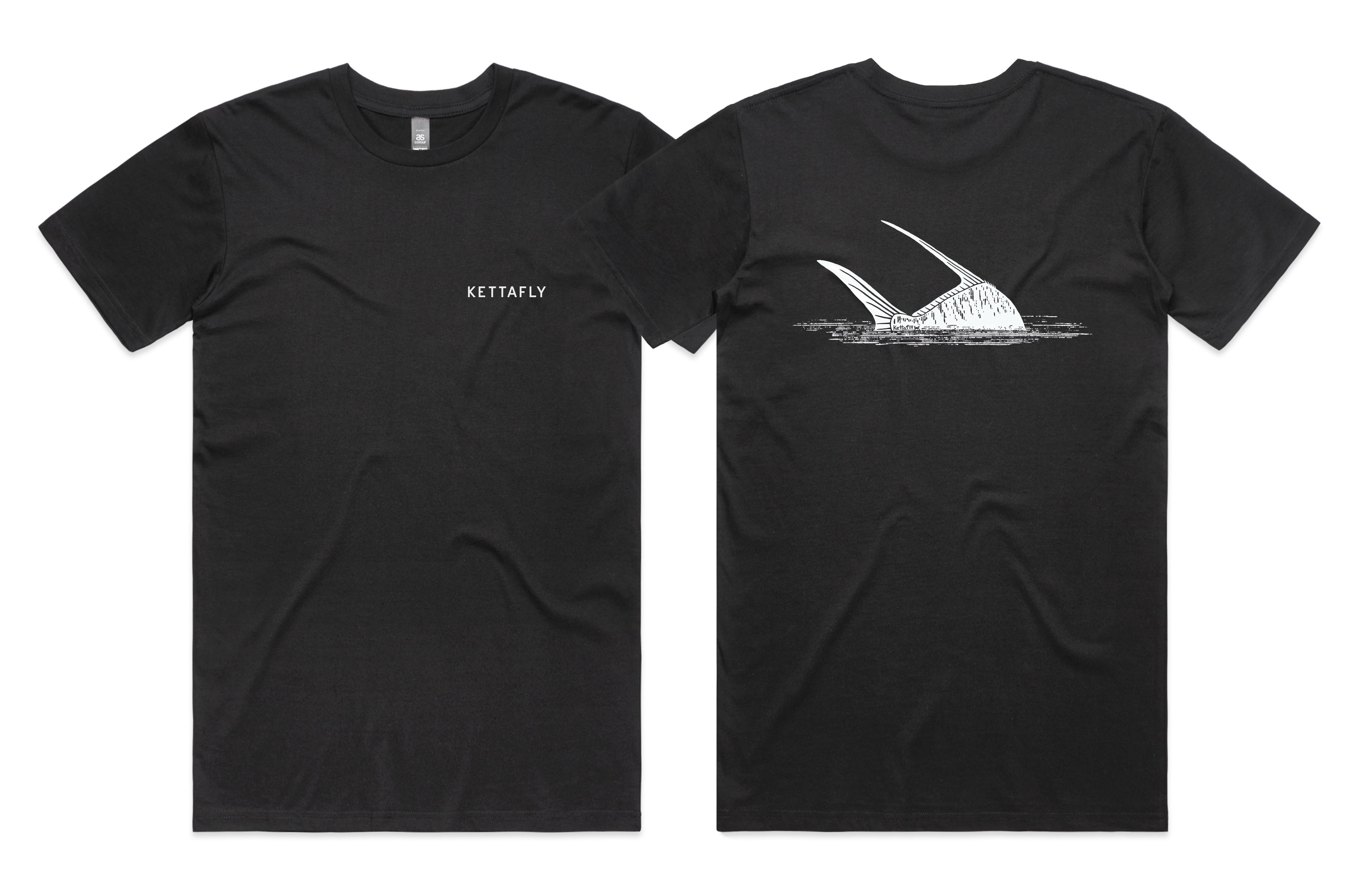 Half Perm Design (pocket & back) T-Shirt Short Sleeve
