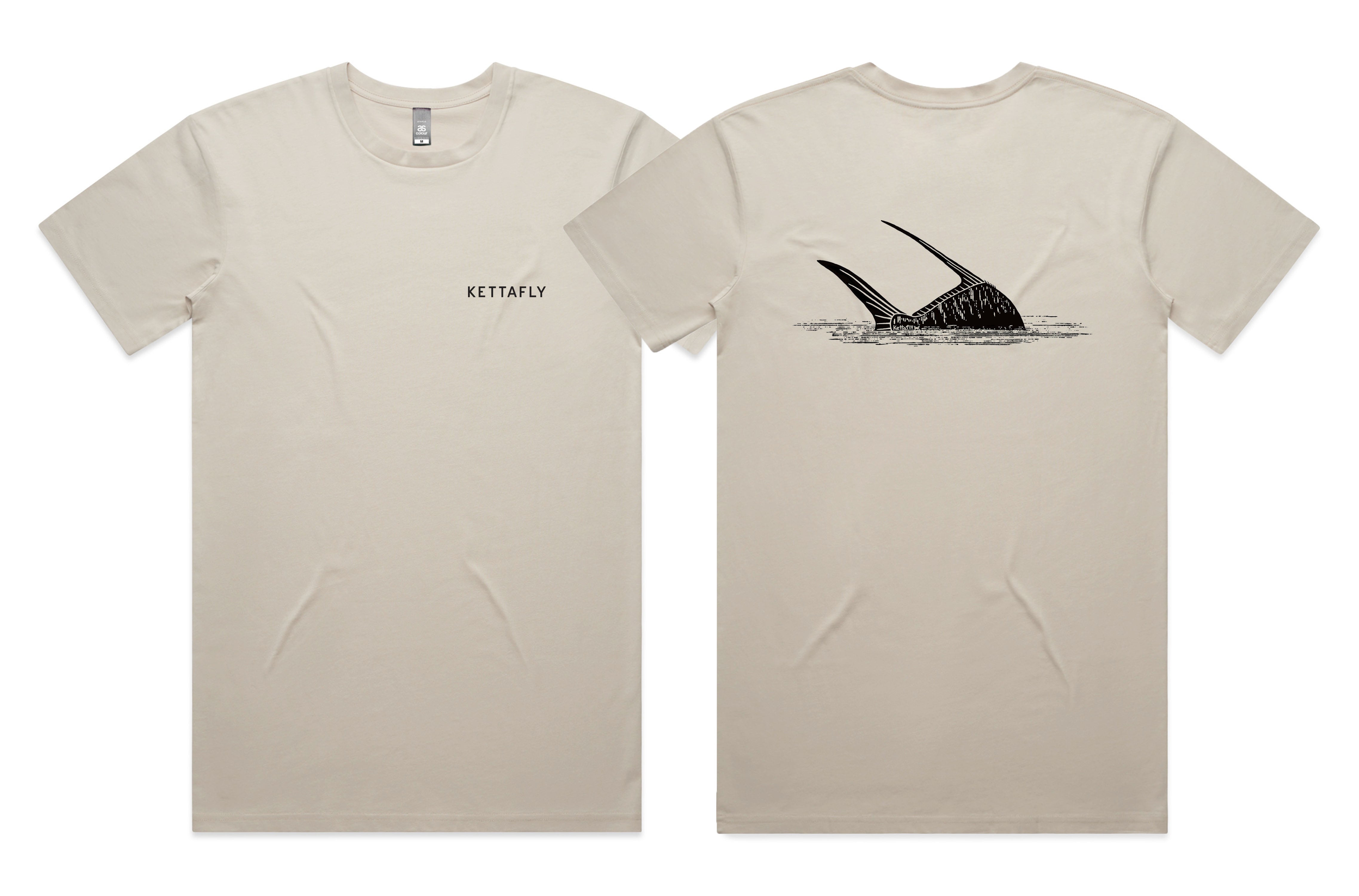 Half Perm Design (pocket & back) T-Shirt Short Sleeve