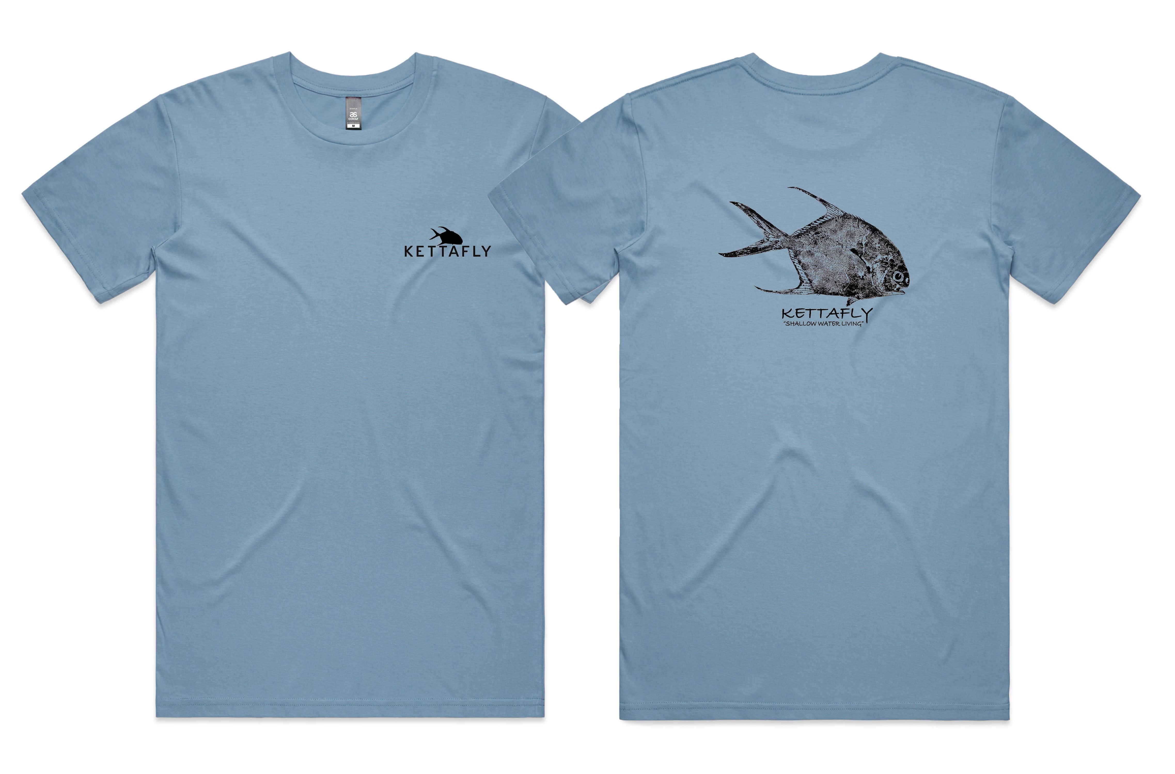 Gyotaku Blochii Design (pocket & back) T-Shirt Short Sleeve