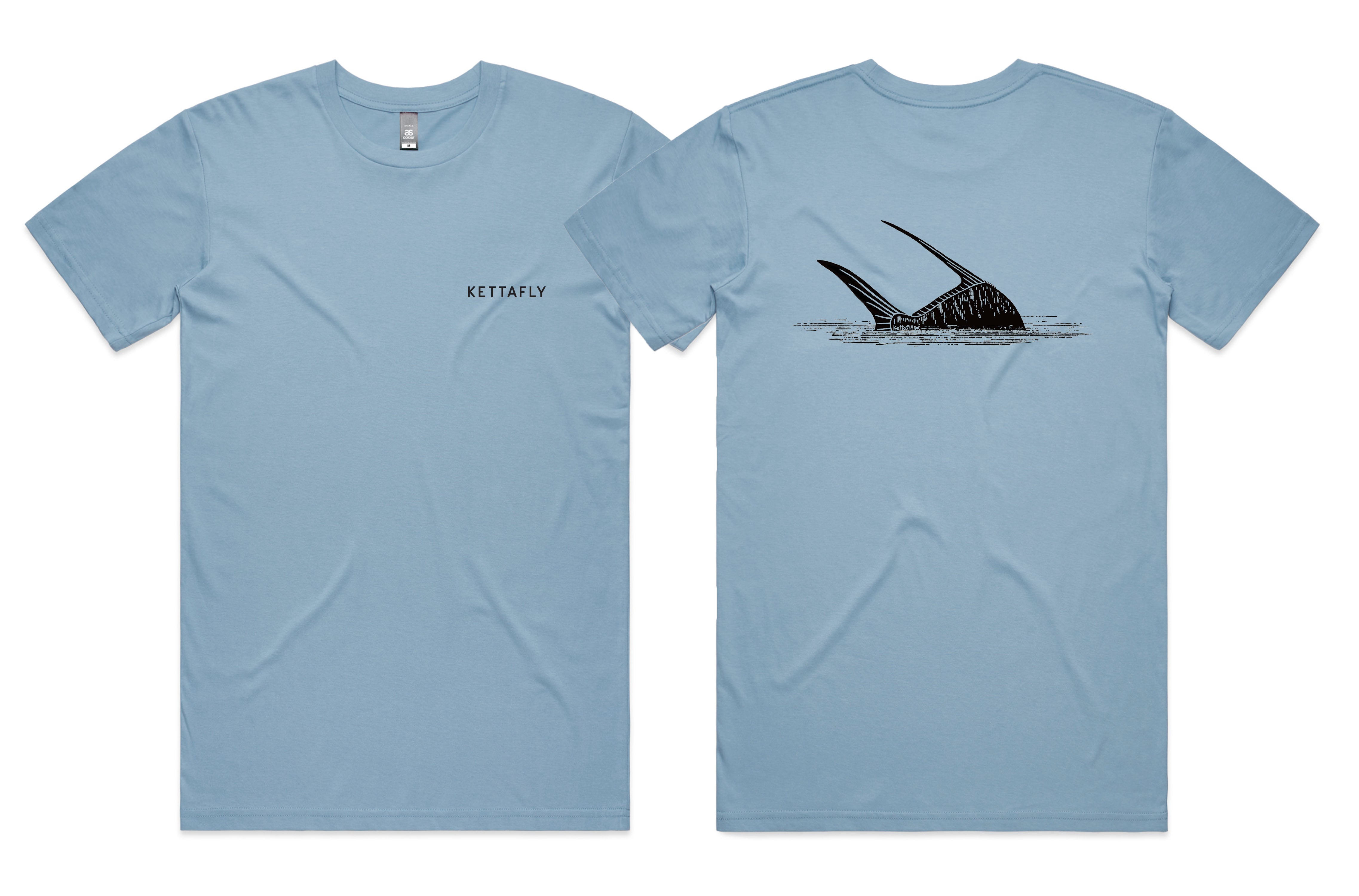 Half Perm Design (pocket & back) T-Shirt Short Sleeve