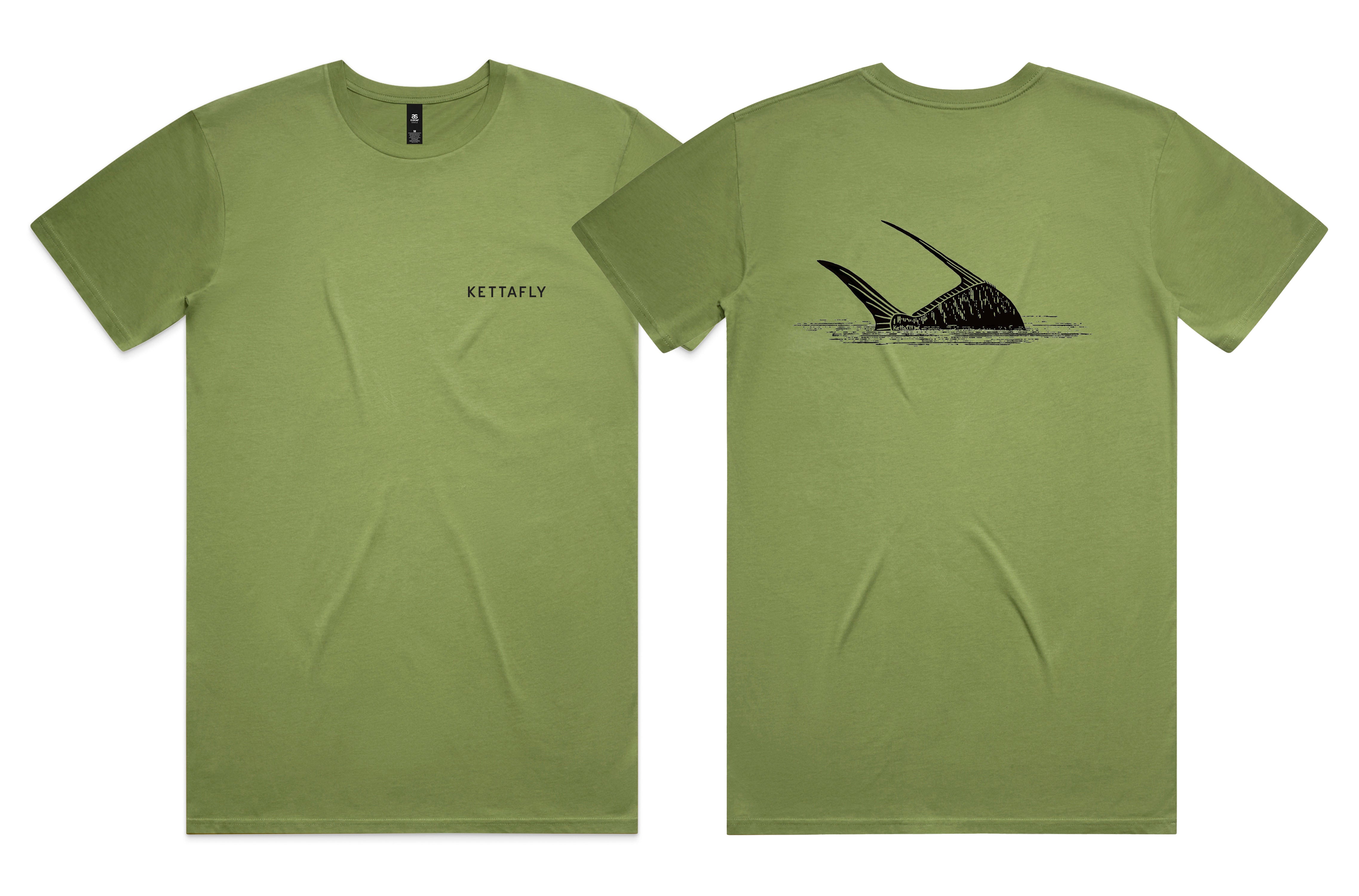 Half Perm Design (pocket & back) T-Shirt Short Sleeve