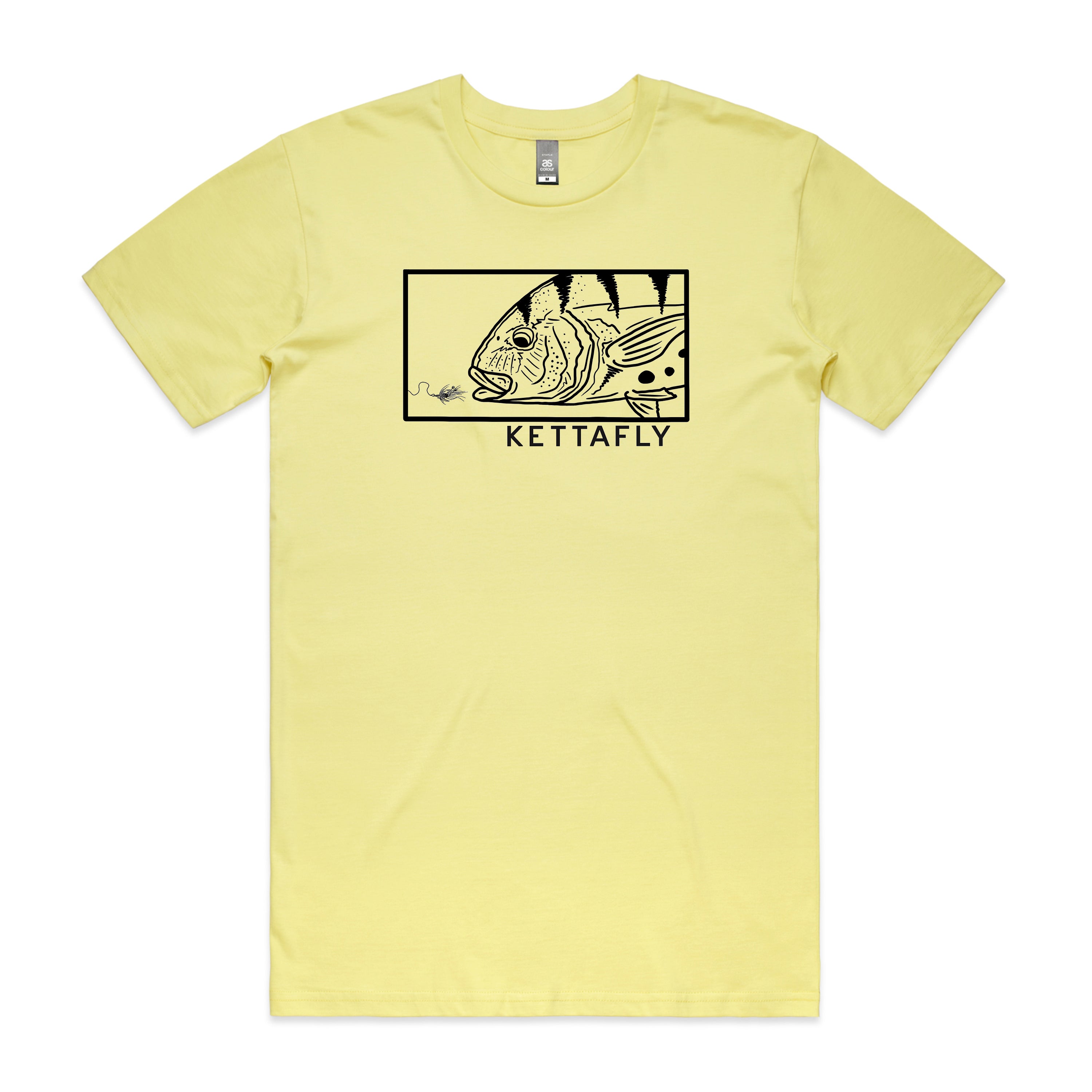 Golden Trevally Design (front) T-Shirt Short Sleeve