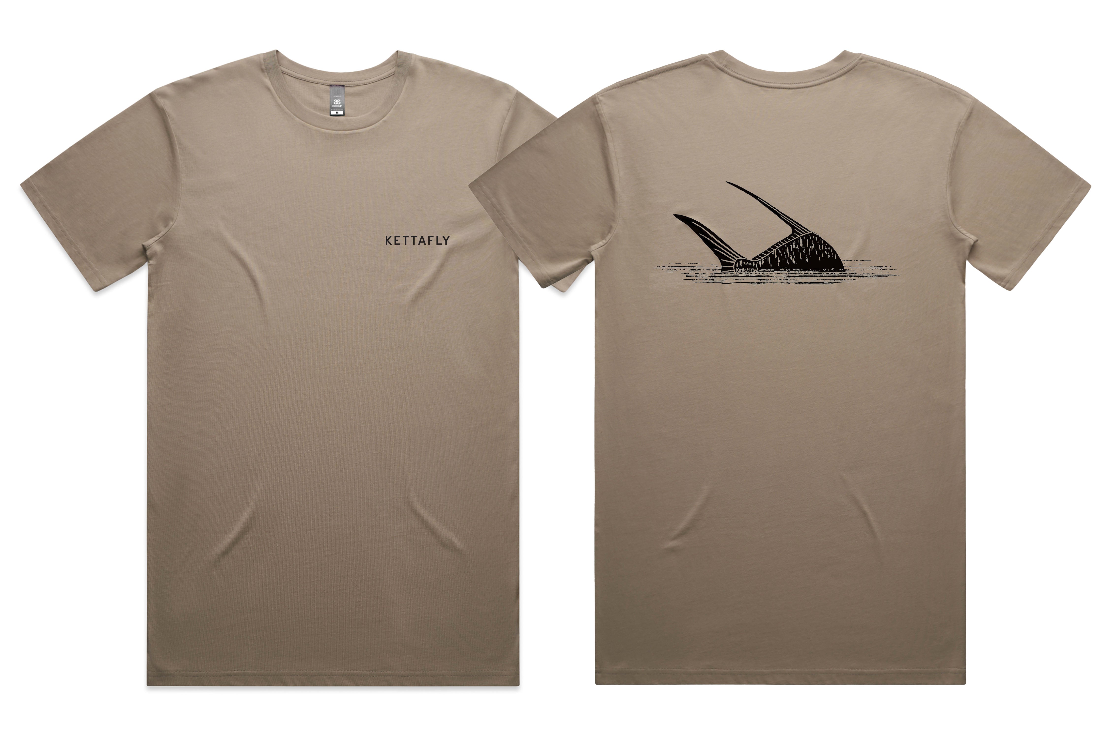 Half Perm Design (pocket & back) T-Shirt Short Sleeve