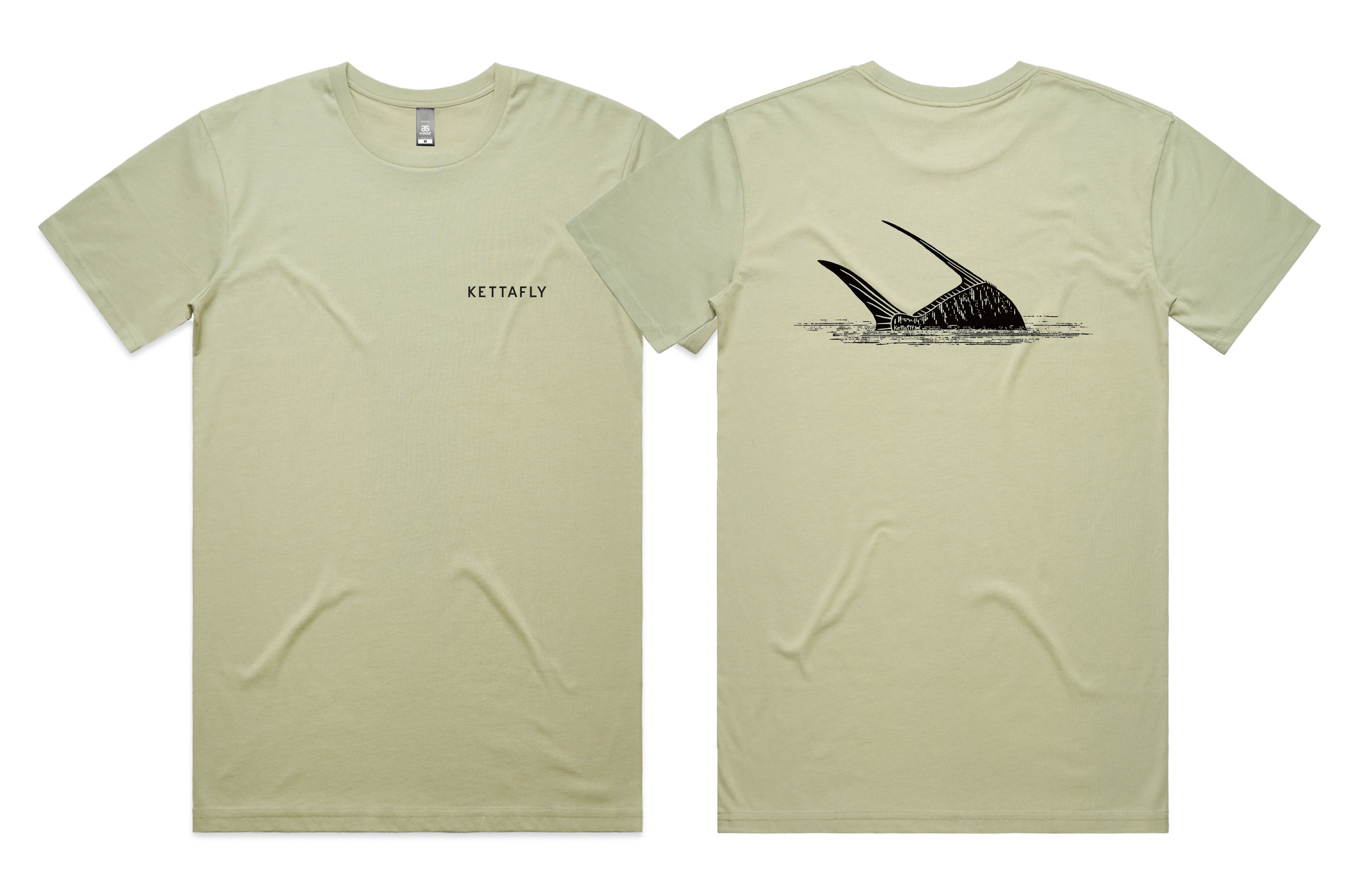 Half Perm Design (pocket & back) T-Shirt Short Sleeve
