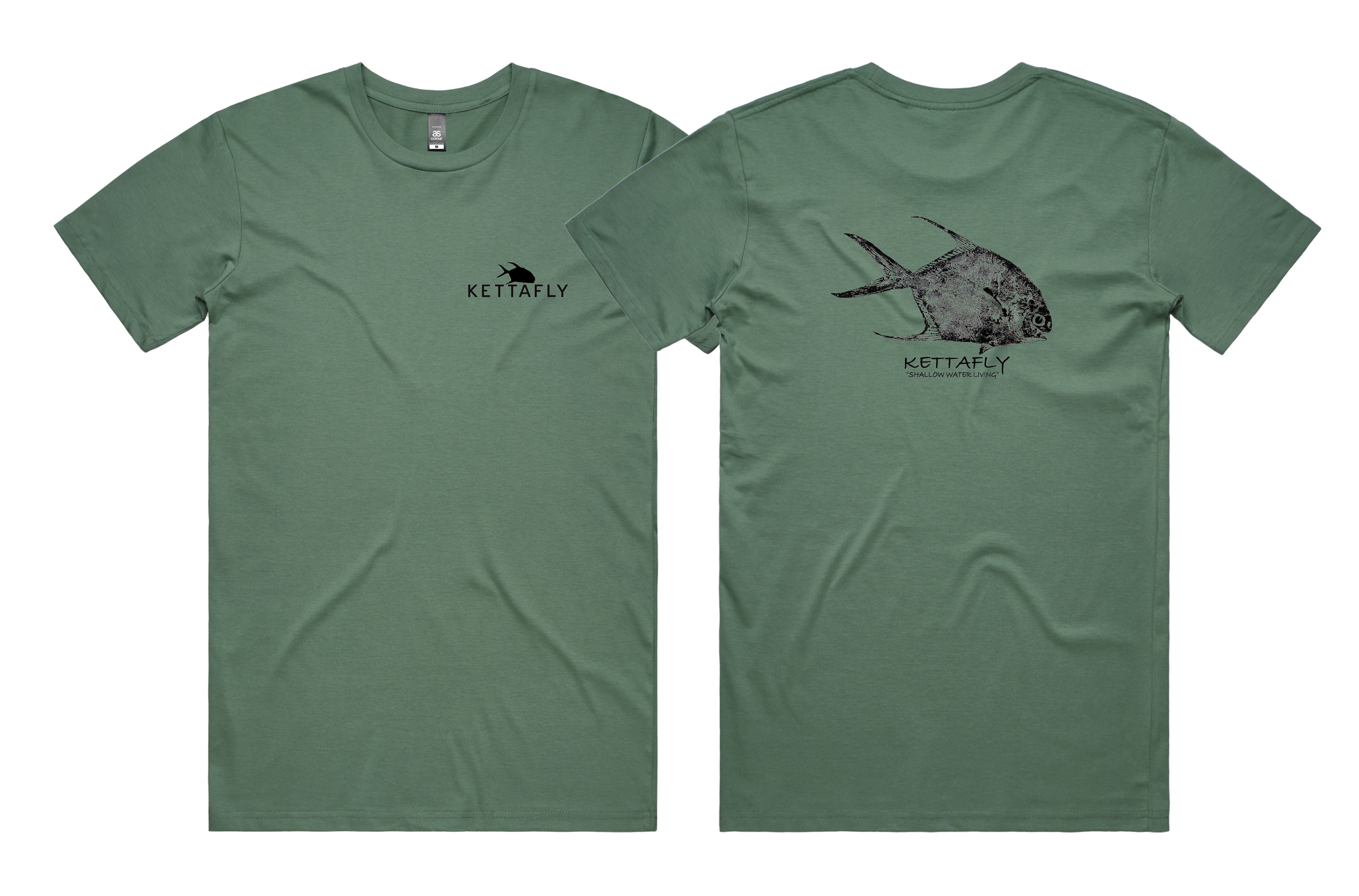 Gyotaku Blochii Design (pocket & back) T-Shirt Short Sleeve