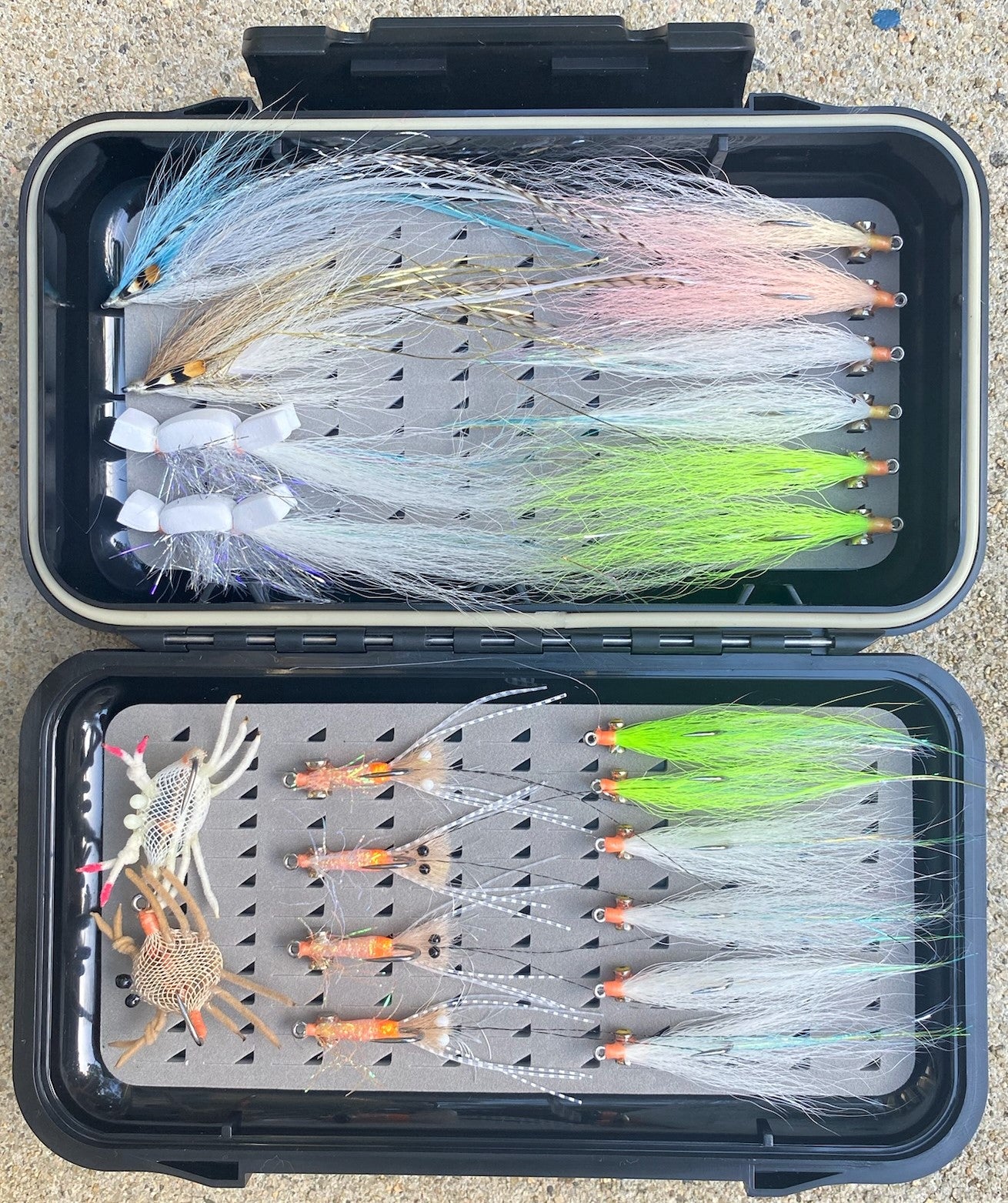 Waterproof Fly Box preloaded with Flies