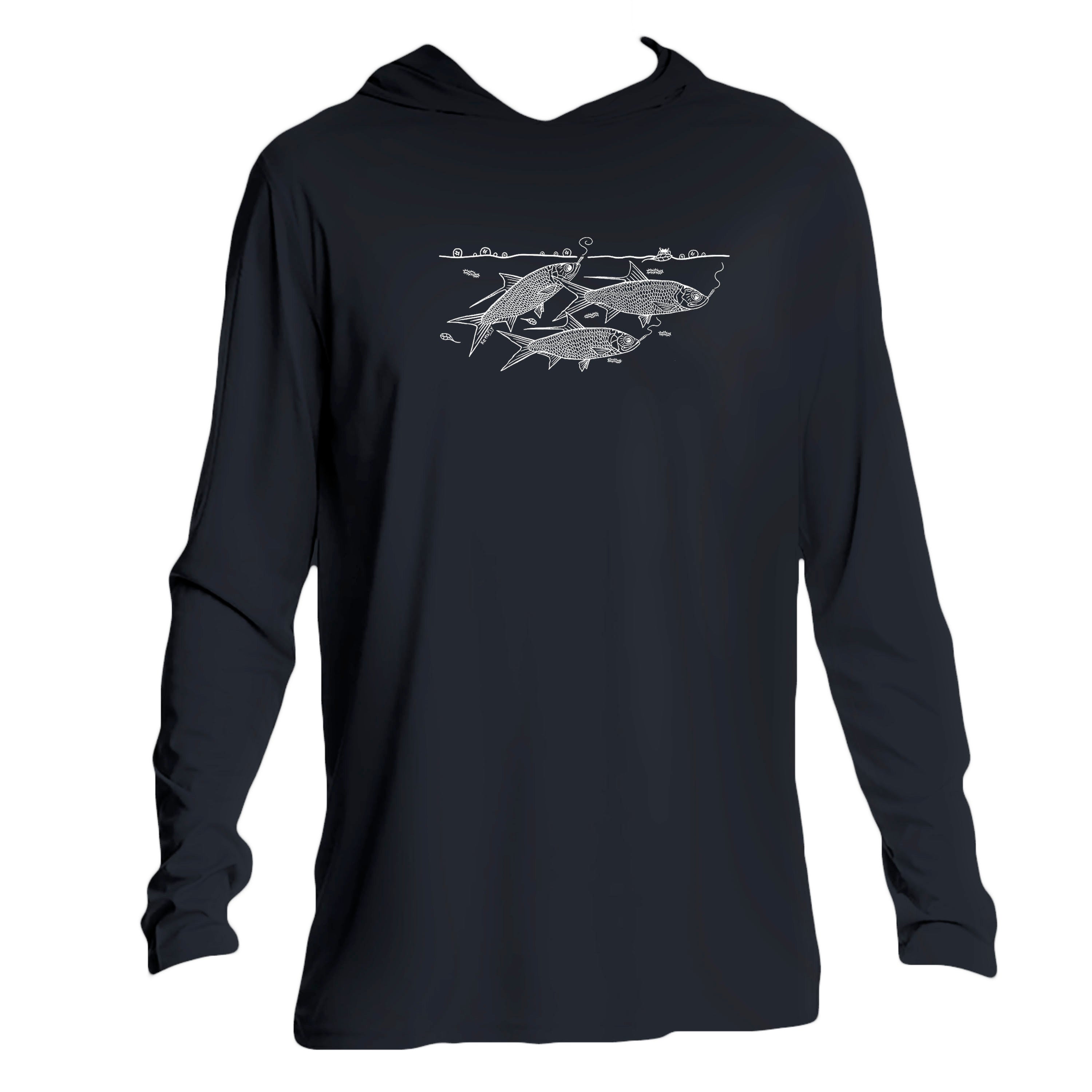 High Rollers with blunt Design (front) UPF50+ Hooded long sleeve Sun Shirt