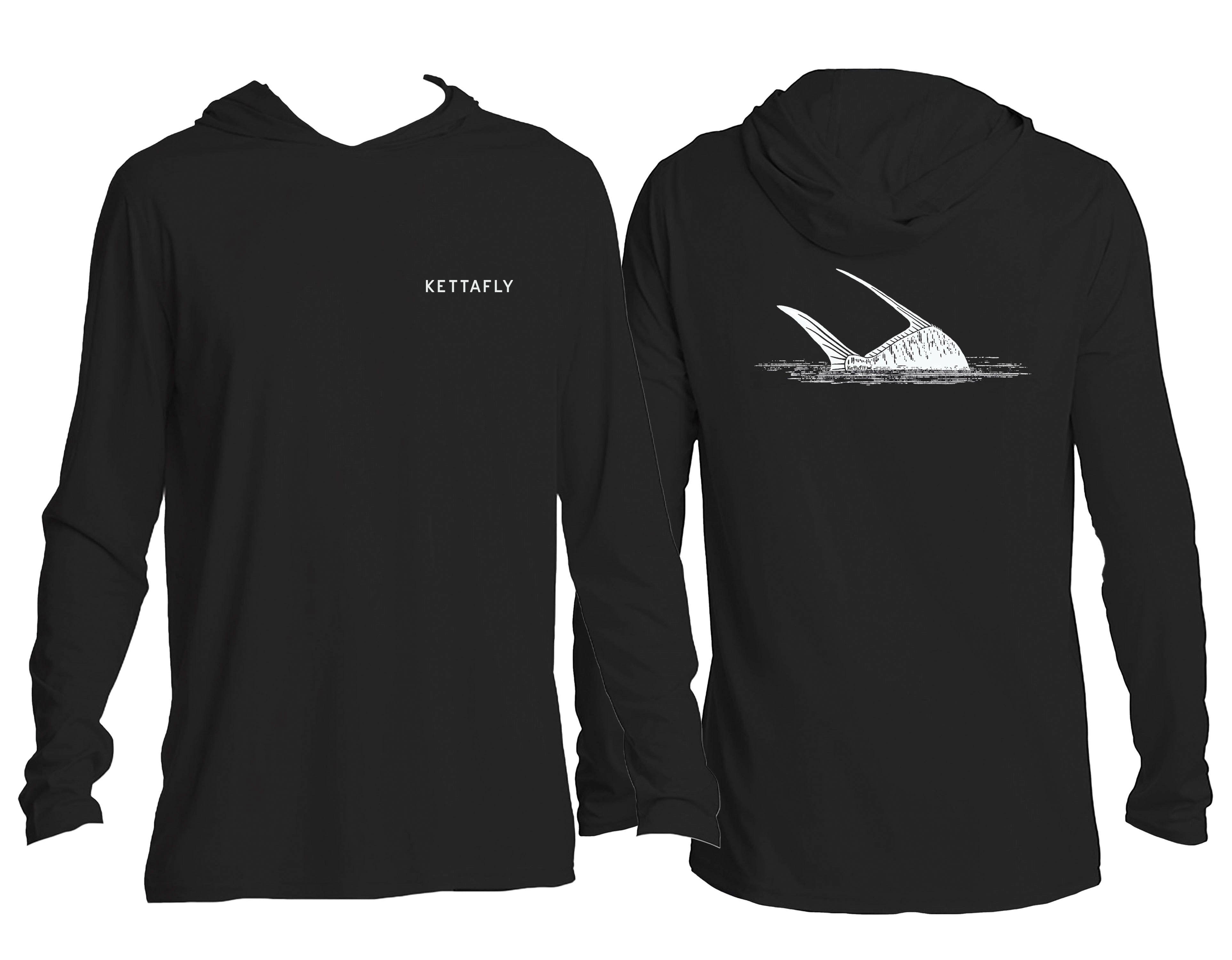 Half Perm Design (pocket & back) UPF50+ Hooded long sleeve Sun Shirt