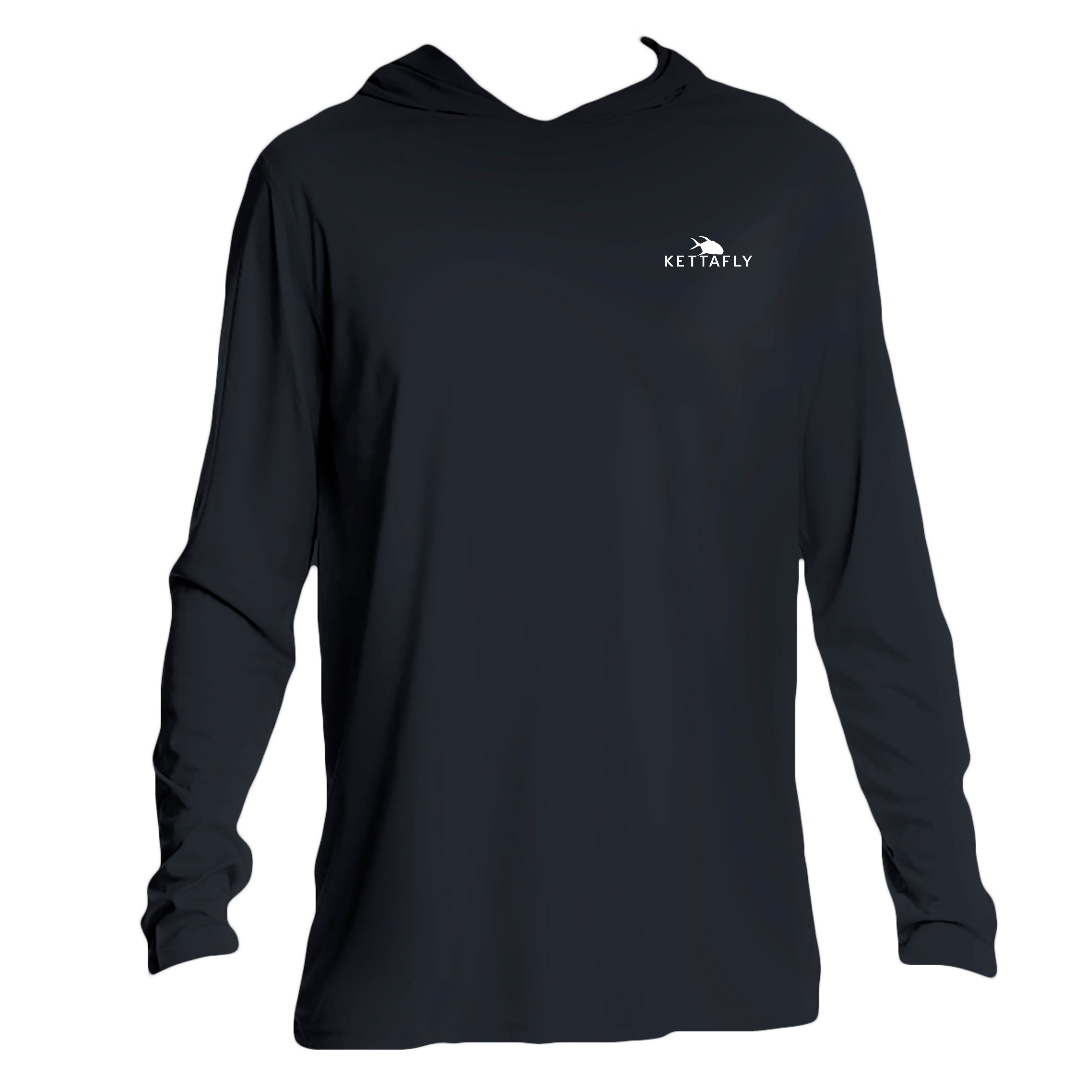 Permit pocket Design (front) UPF50+ Hooded long sleeve Sun Shirt