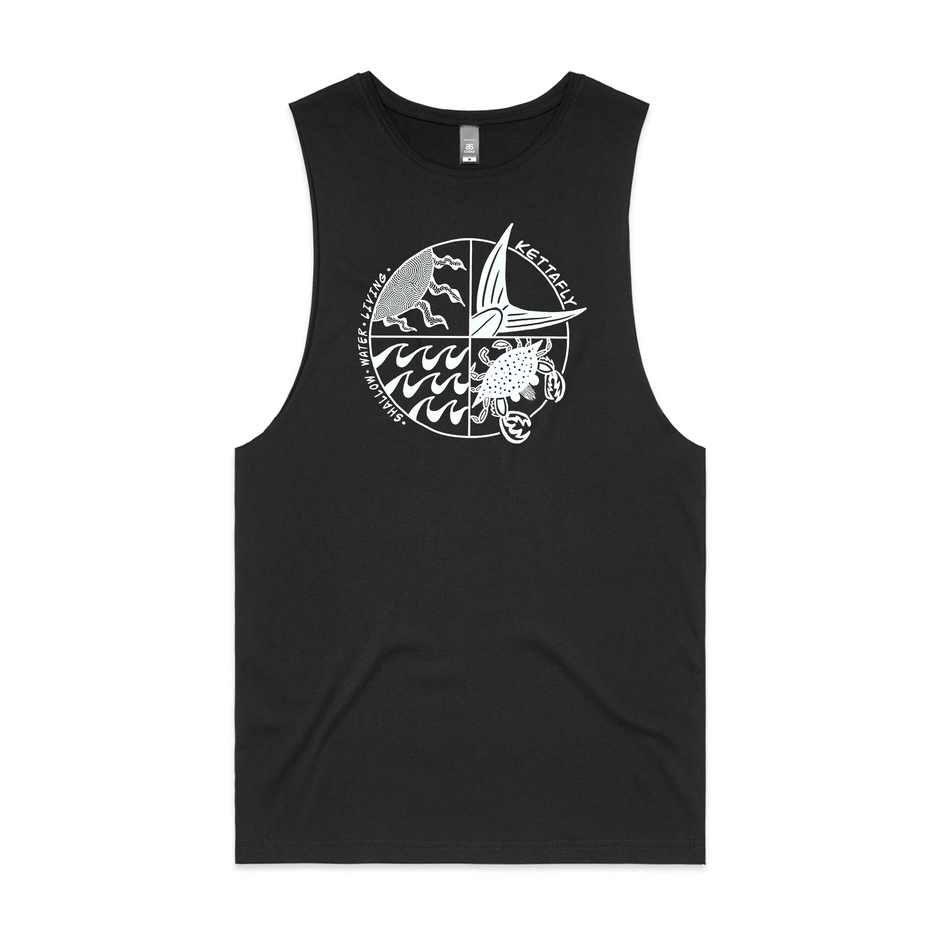 Shallow Water Living Design (front) Tank Top
