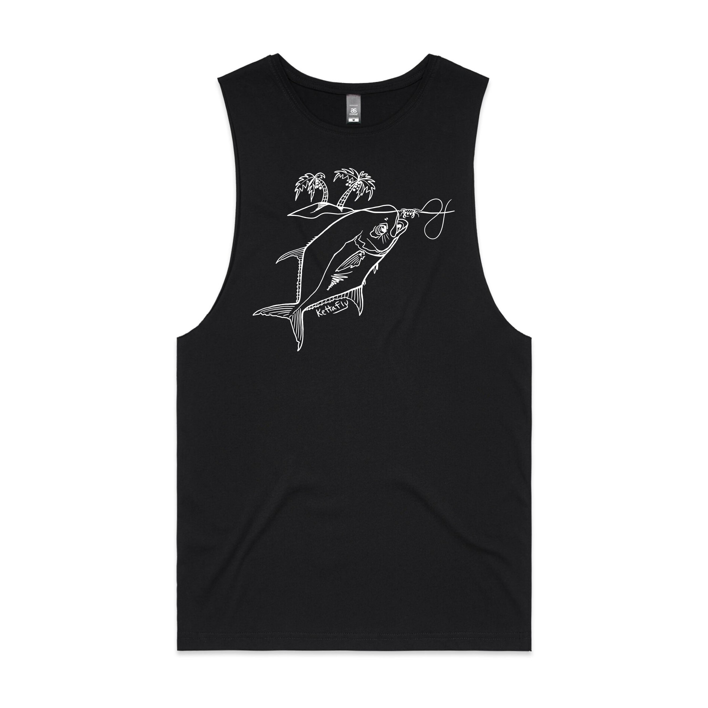 Off The Top Design (front) Tank Top