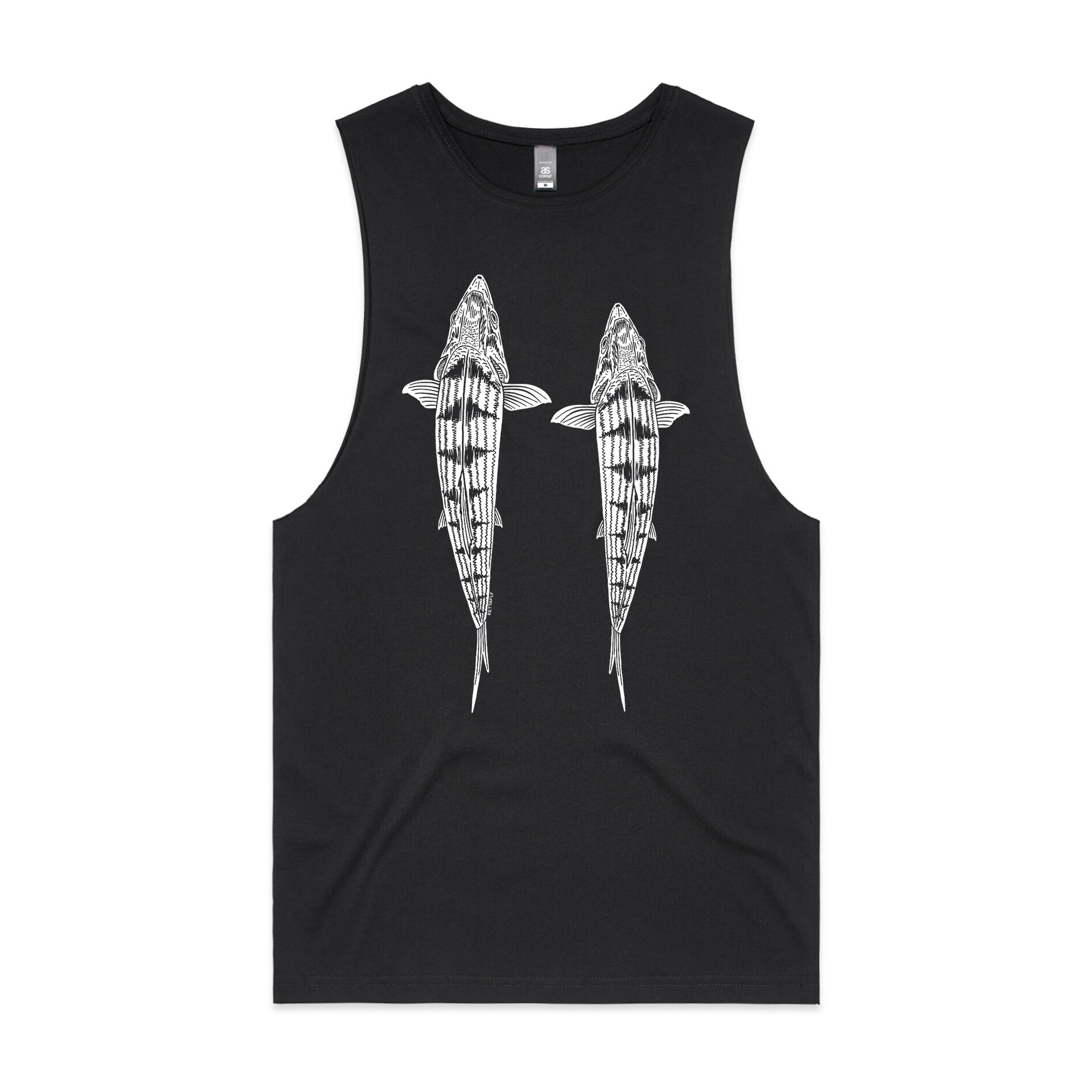 Topside Bone Design (front) Tank Top