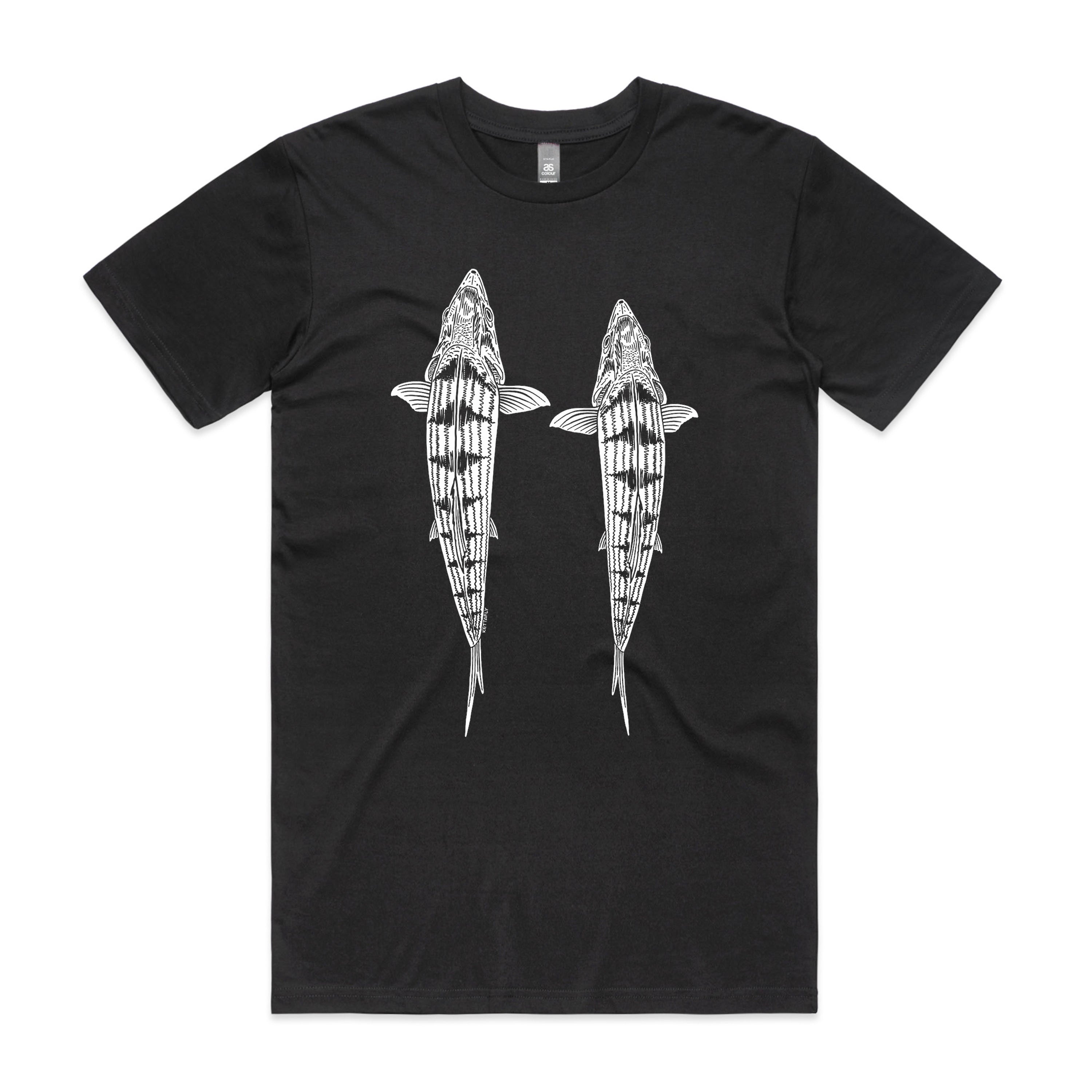 Topside Bone Design (front) T-Shirt Short Sleeve