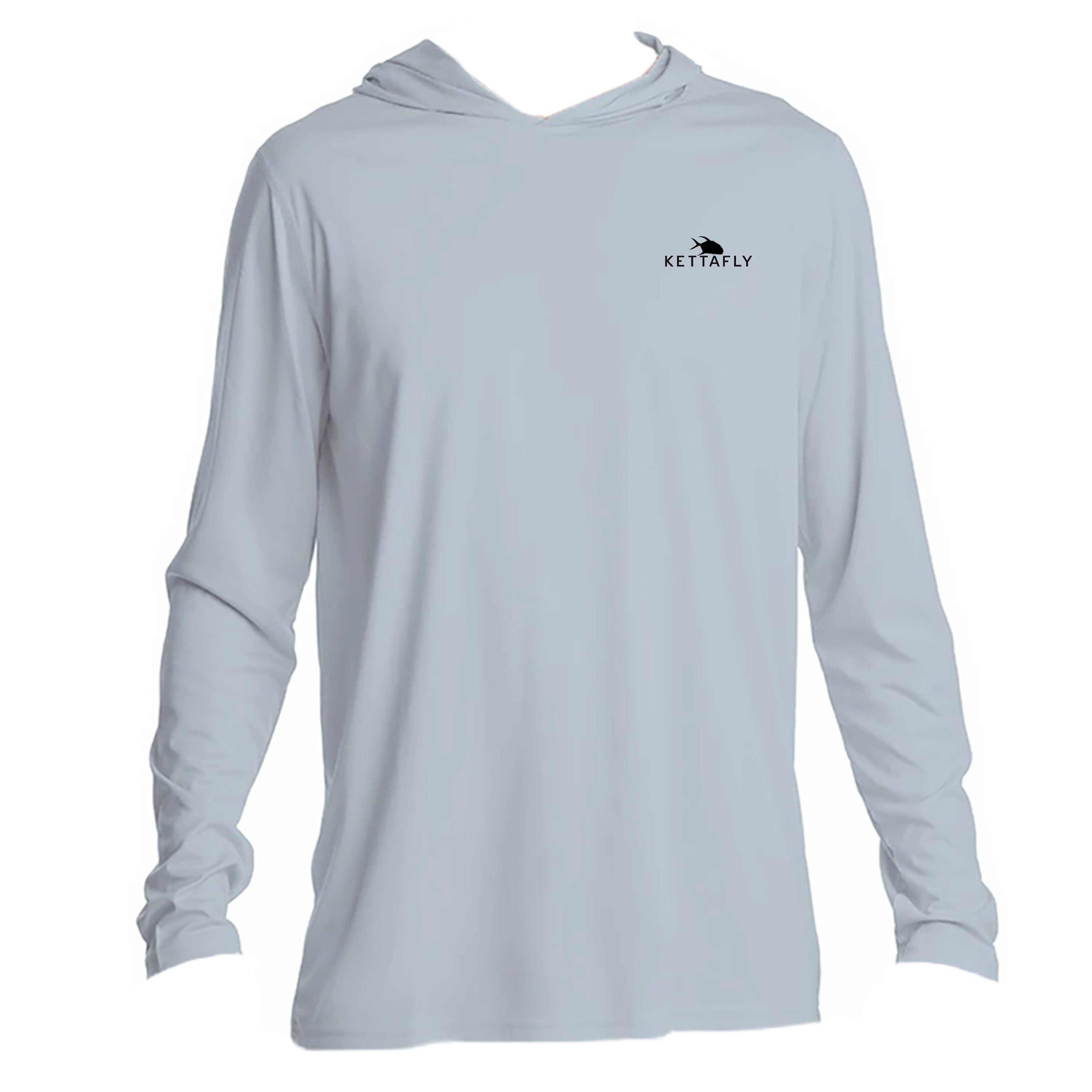 Permit pocket Design (front) UPF50+ Hooded long sleeve Sun Shirt