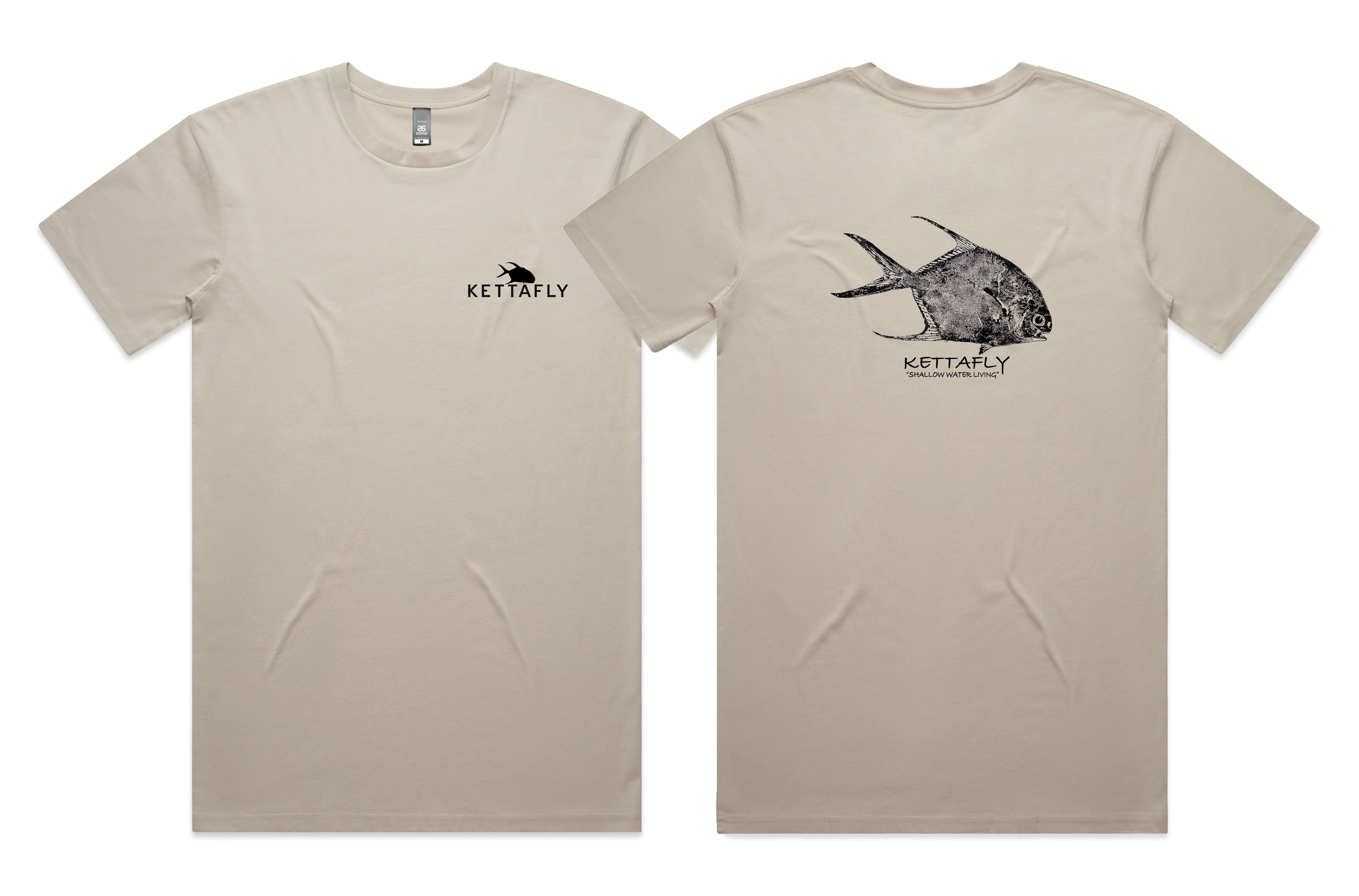 Gyotaku Blochii Design (pocket & back) T-Shirt Short Sleeve