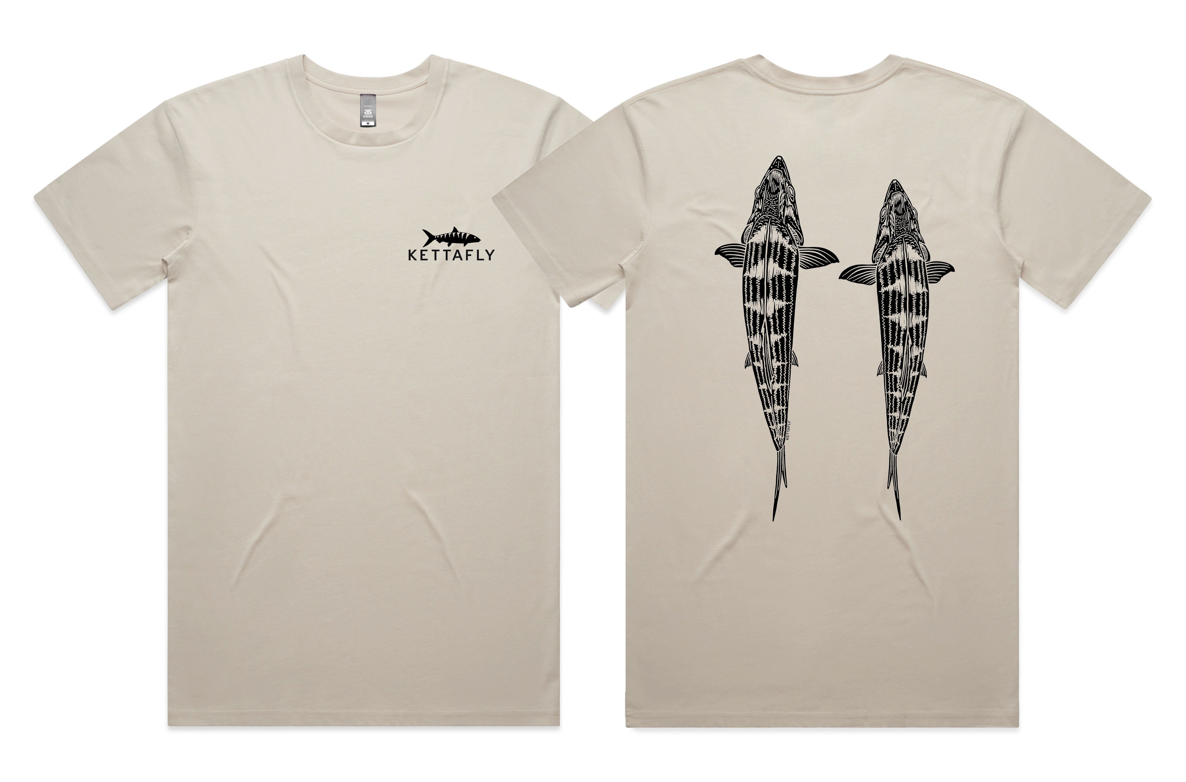 Topside Bone Design (pocket & back) T-Shirt Short Sleeve