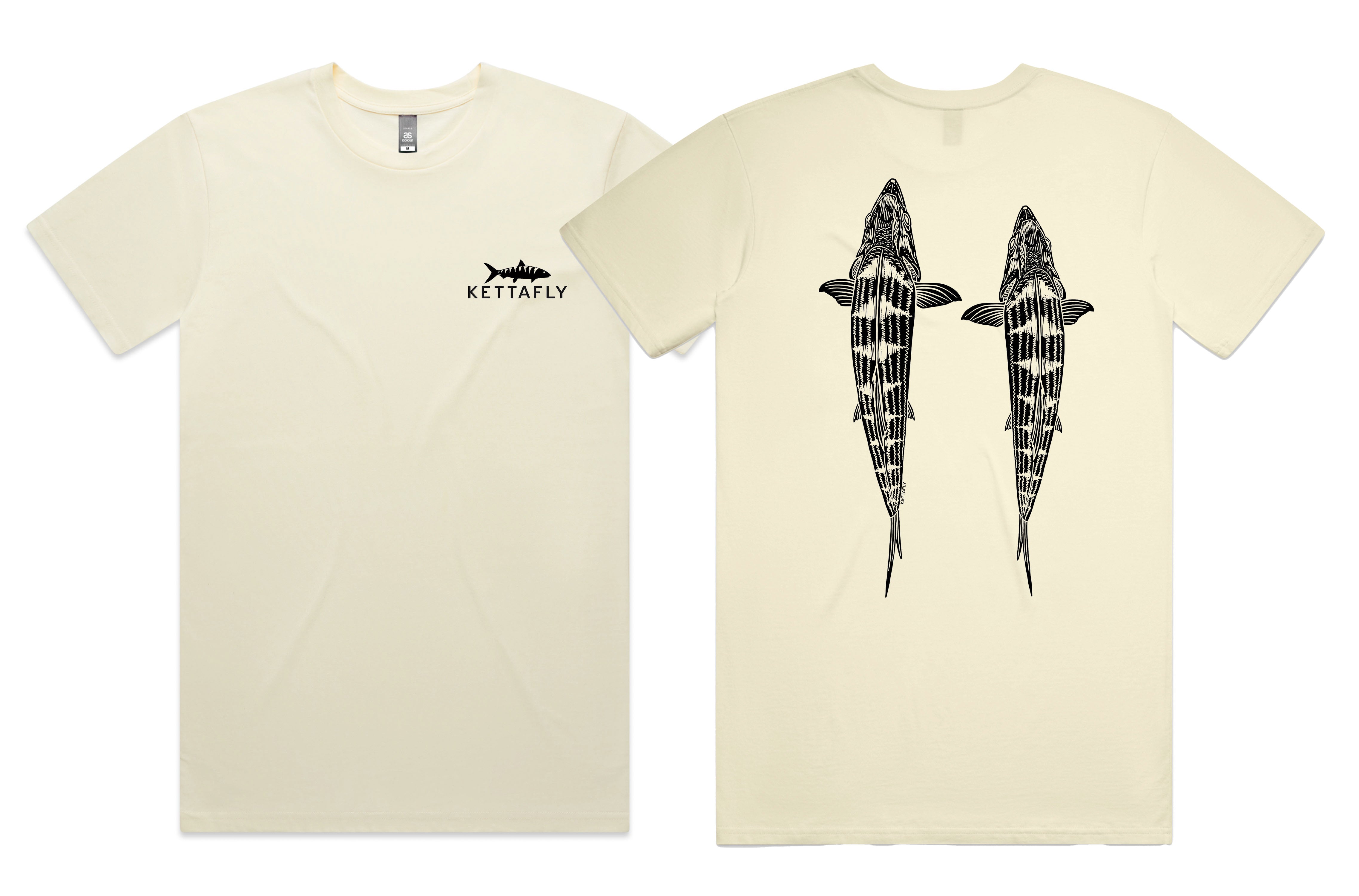 Topside Bone Design (pocket & back) T-Shirt Short Sleeve
