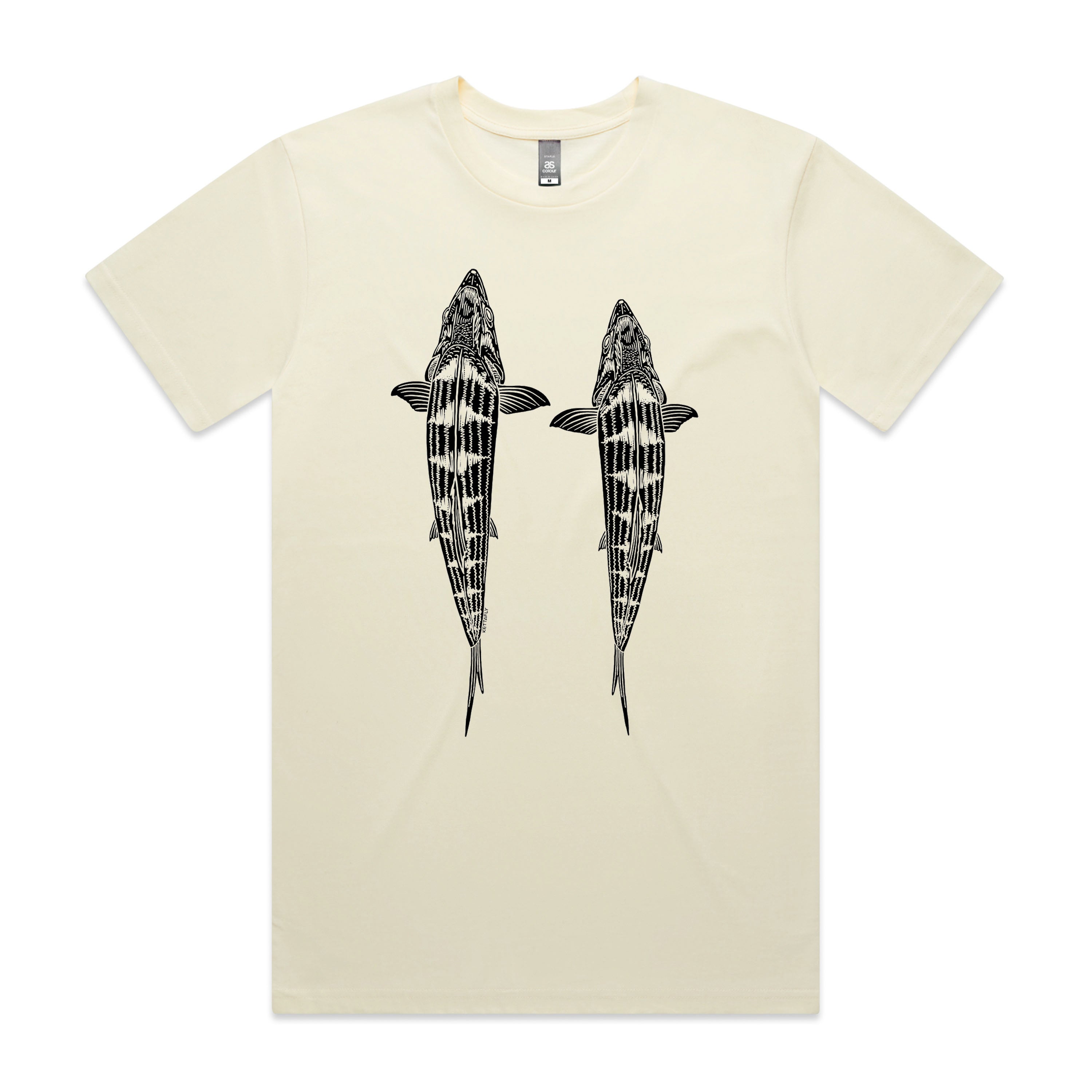 Topside Bone Design (front) T-Shirt Short Sleeve