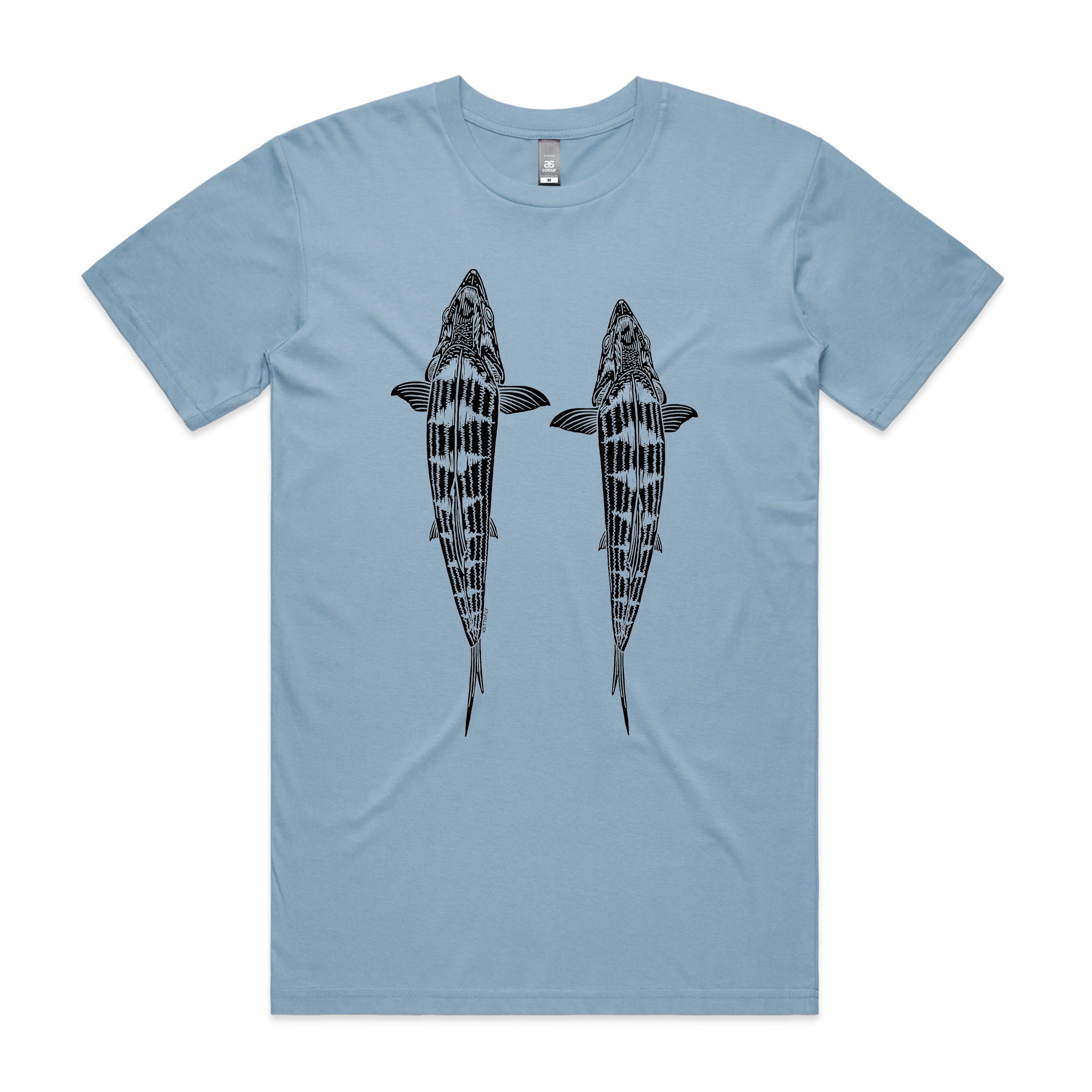 Topside Bone Design (front) T-Shirt Short Sleeve