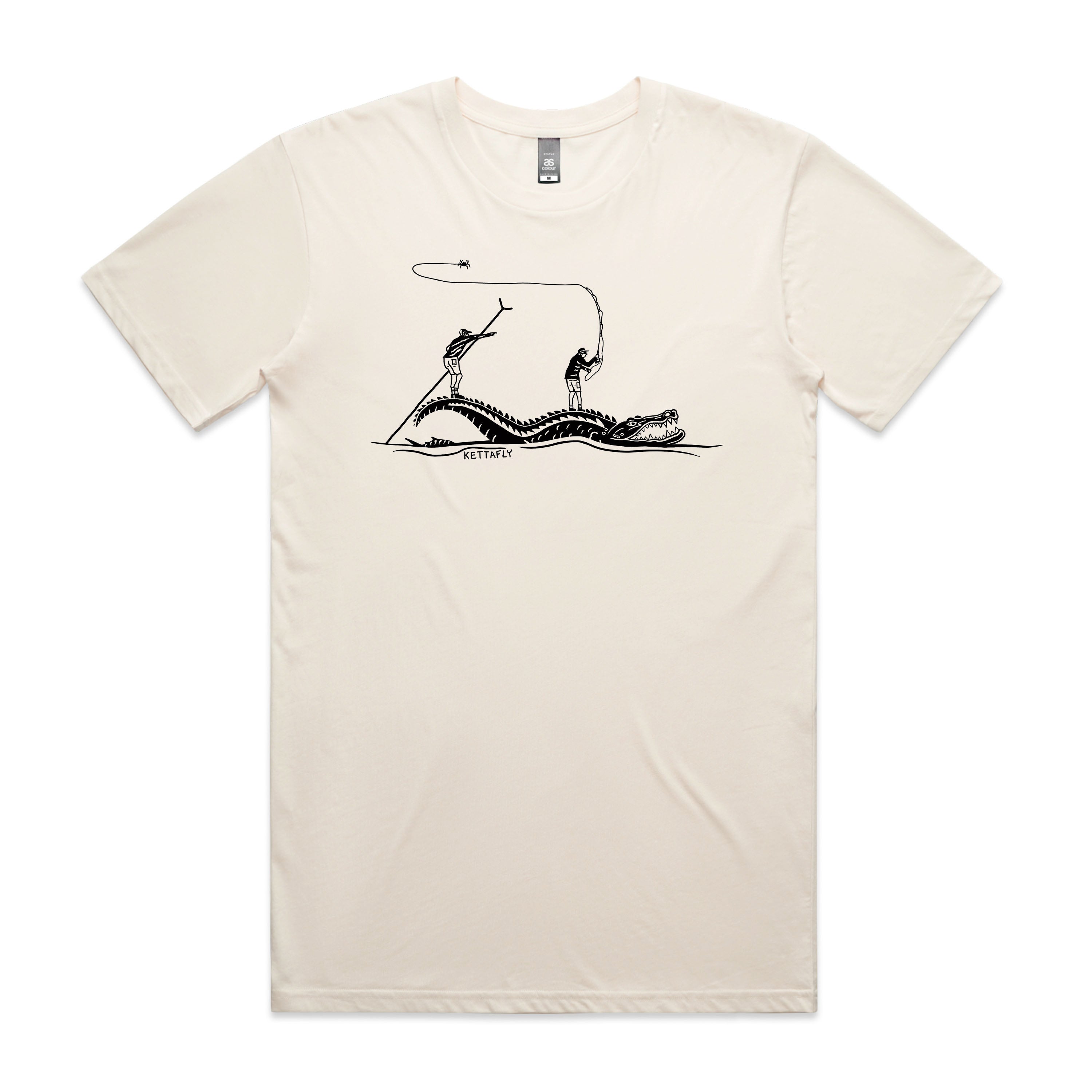 Aussie Flats Skiff Design (front) T-Shirt Short Sleeve