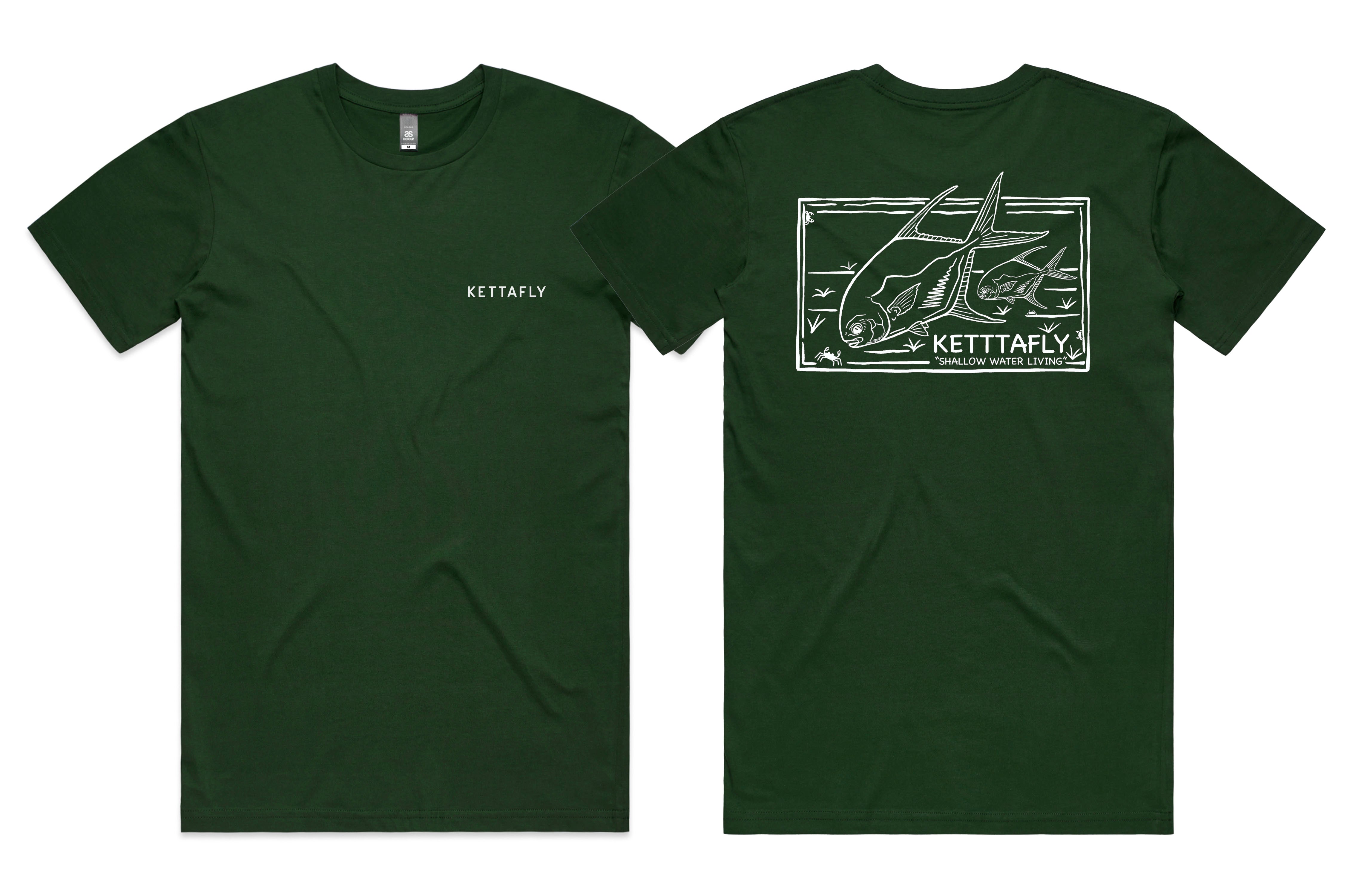 Permit Stamp Design (pocket & back) T-Shirt Short Sleeve