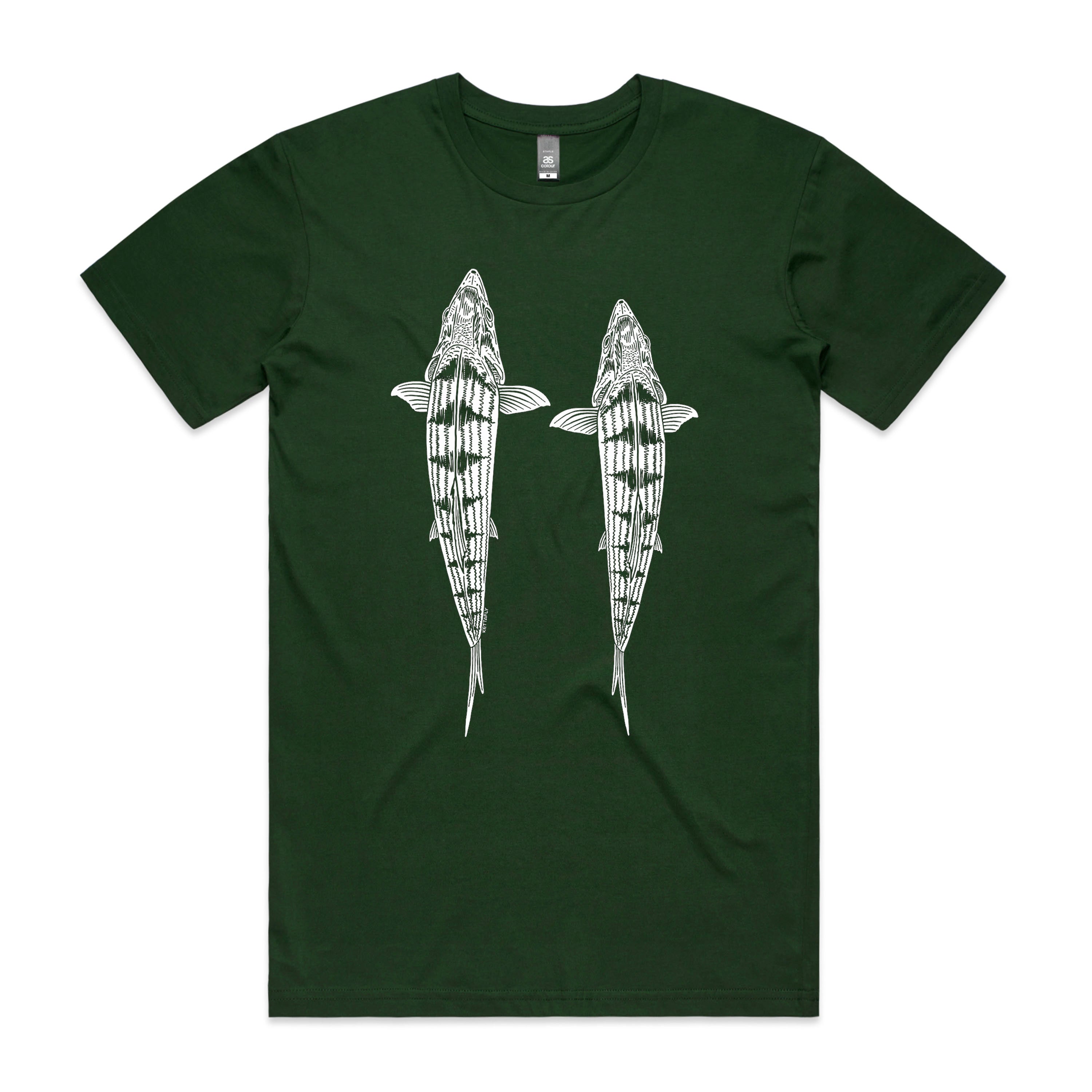 Topside Bone Design (front) T-Shirt Short Sleeve