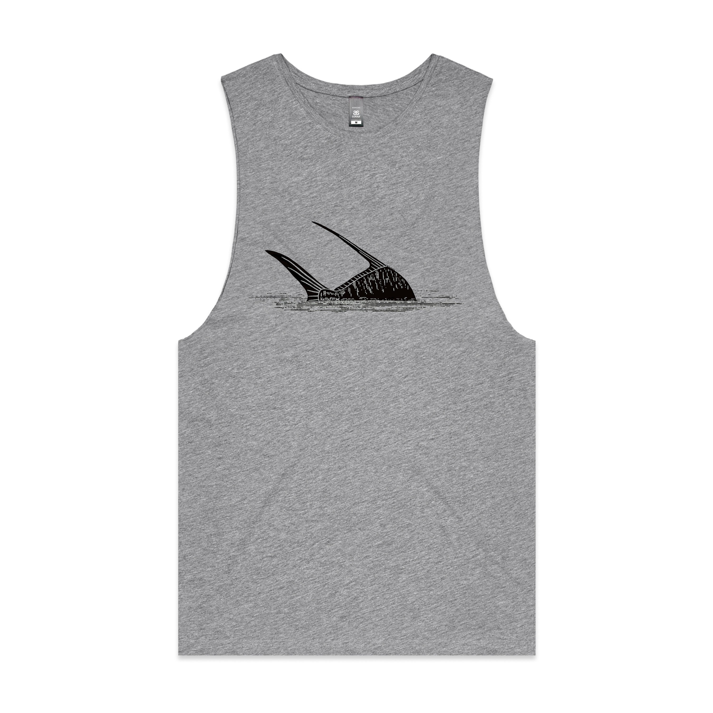 Half Perm Design (front) Tank Top