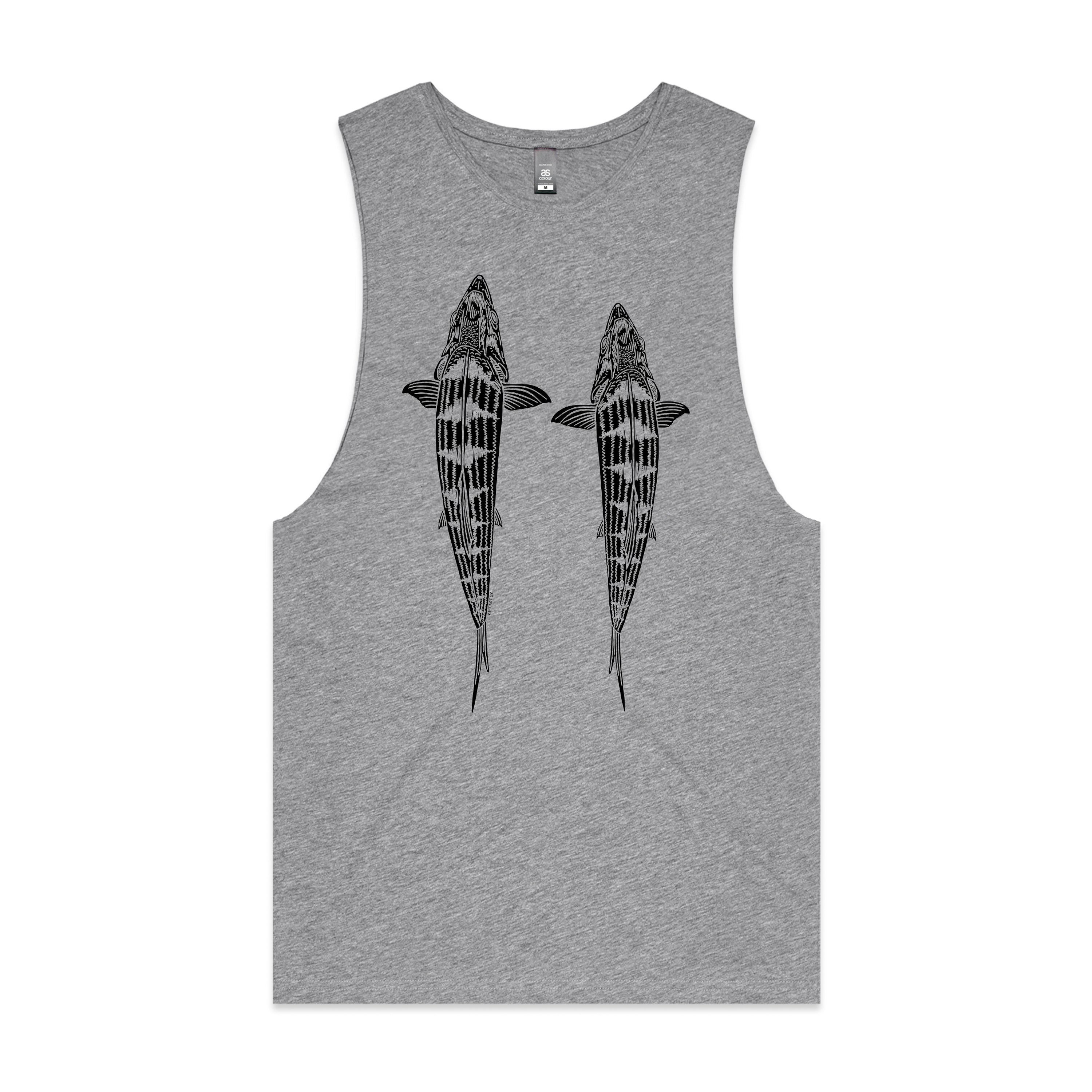 Topside Bone Design (front) Tank Top