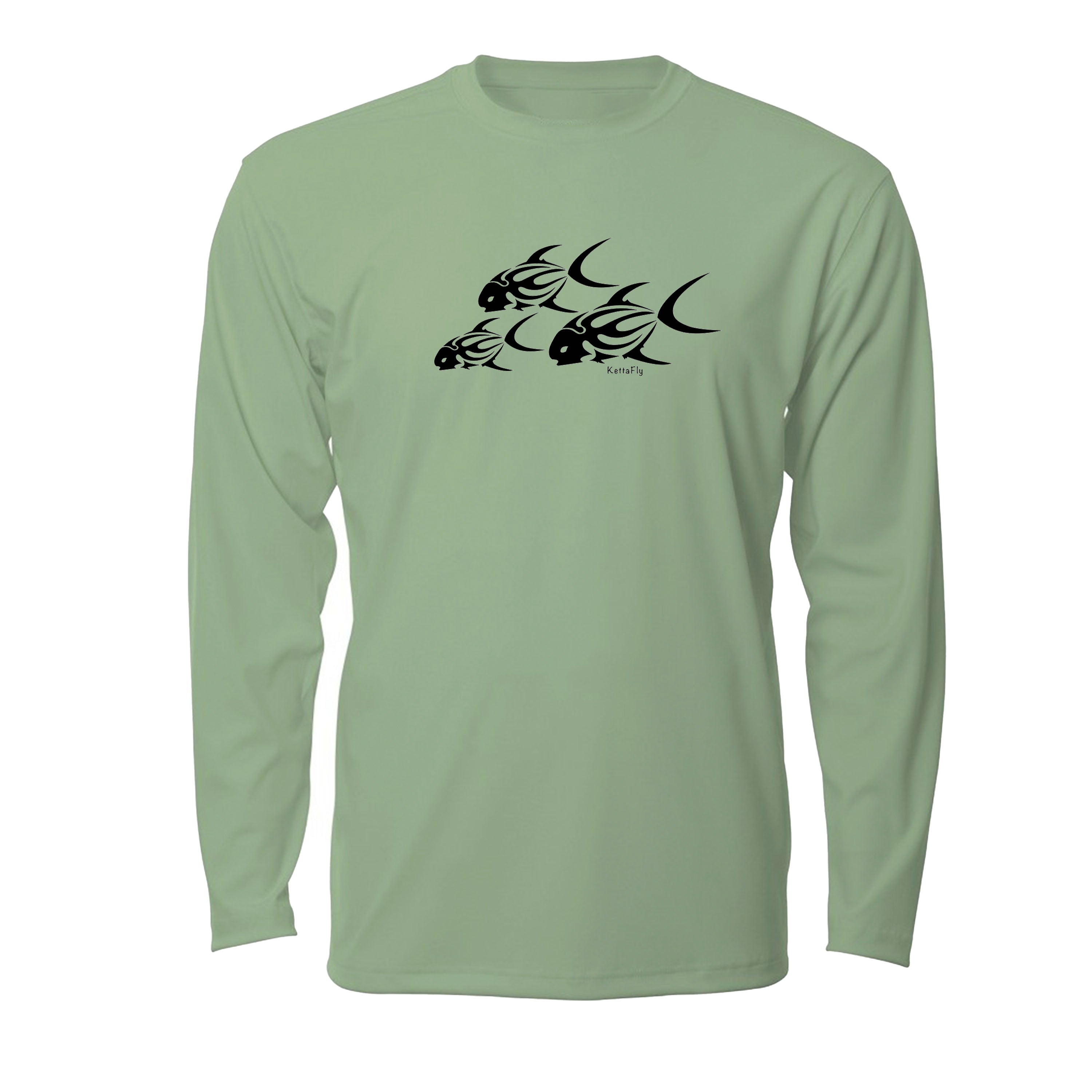 3 Permit Design (front) UPF50+ Long Sleeve Sun Shirt
