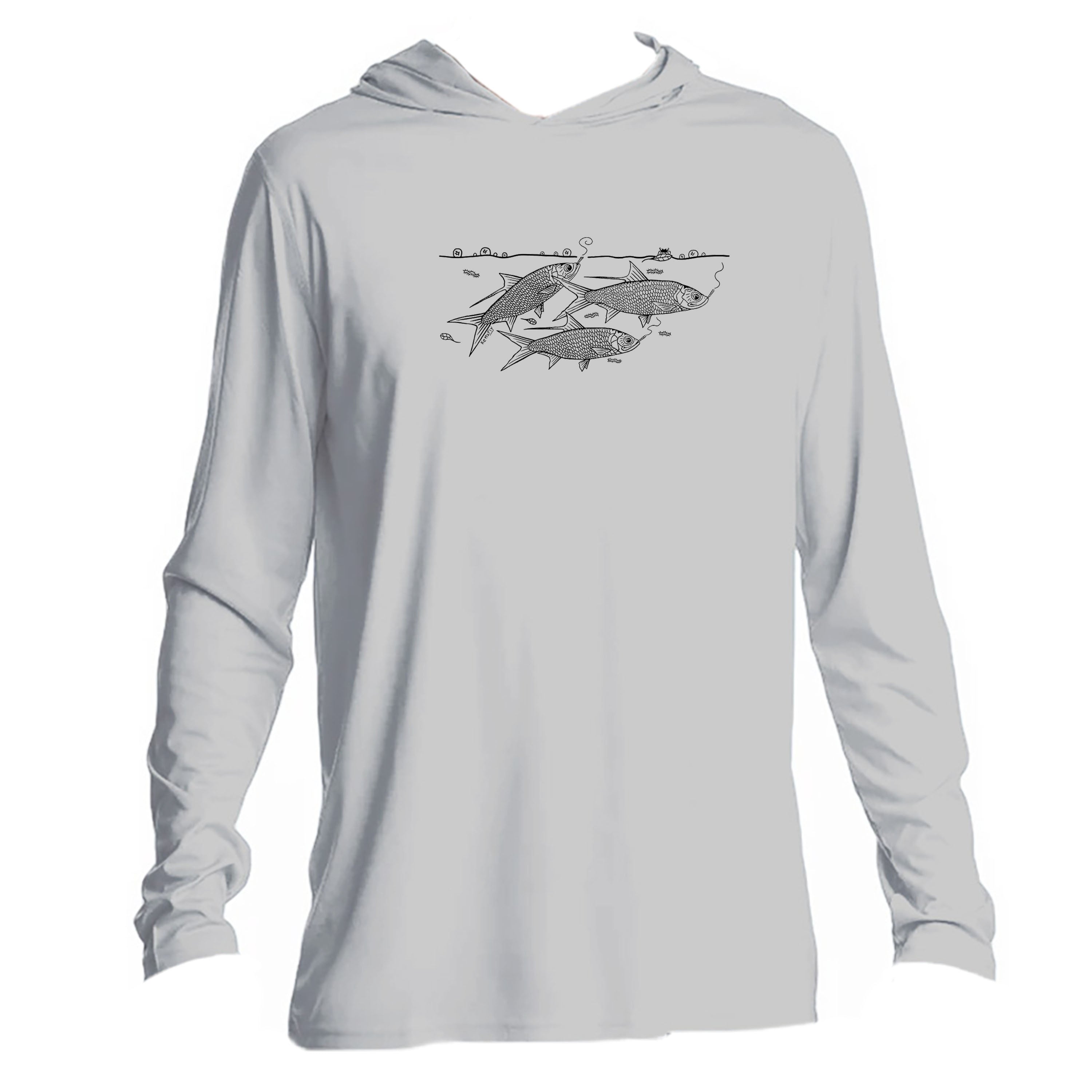 High Rollers with blunt Design (front) UPF50+ Hooded long sleeve Sun Shirt