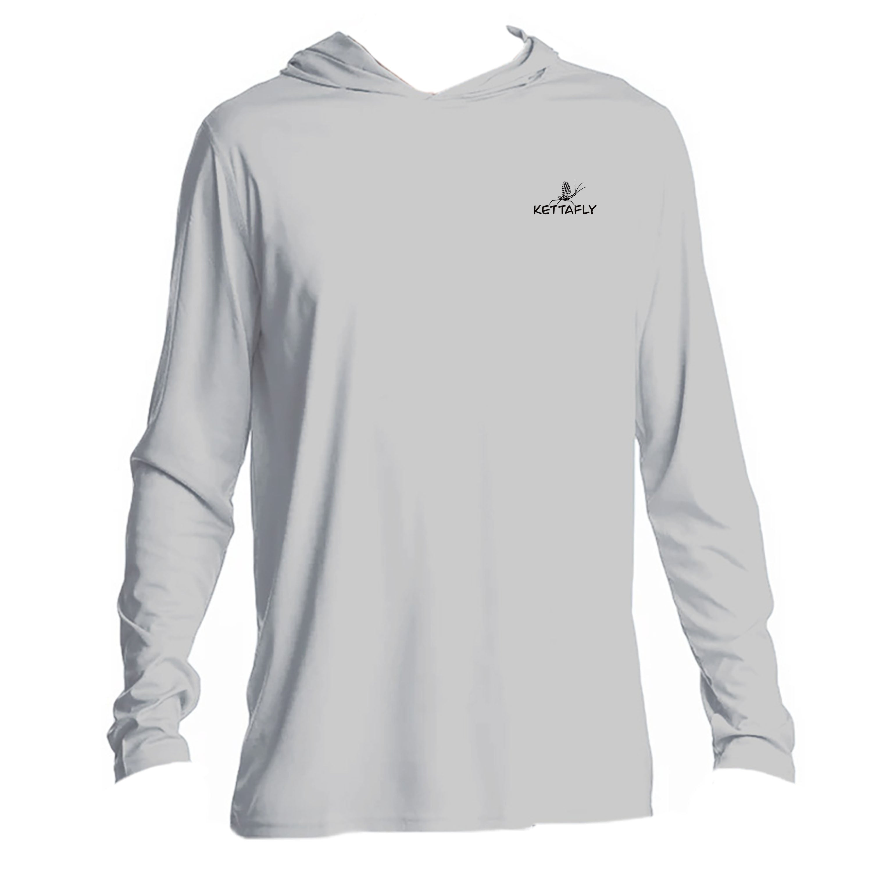 Mayfly pocket Design (front) UPF50+ Hooded long sleeve Sun Shirt
