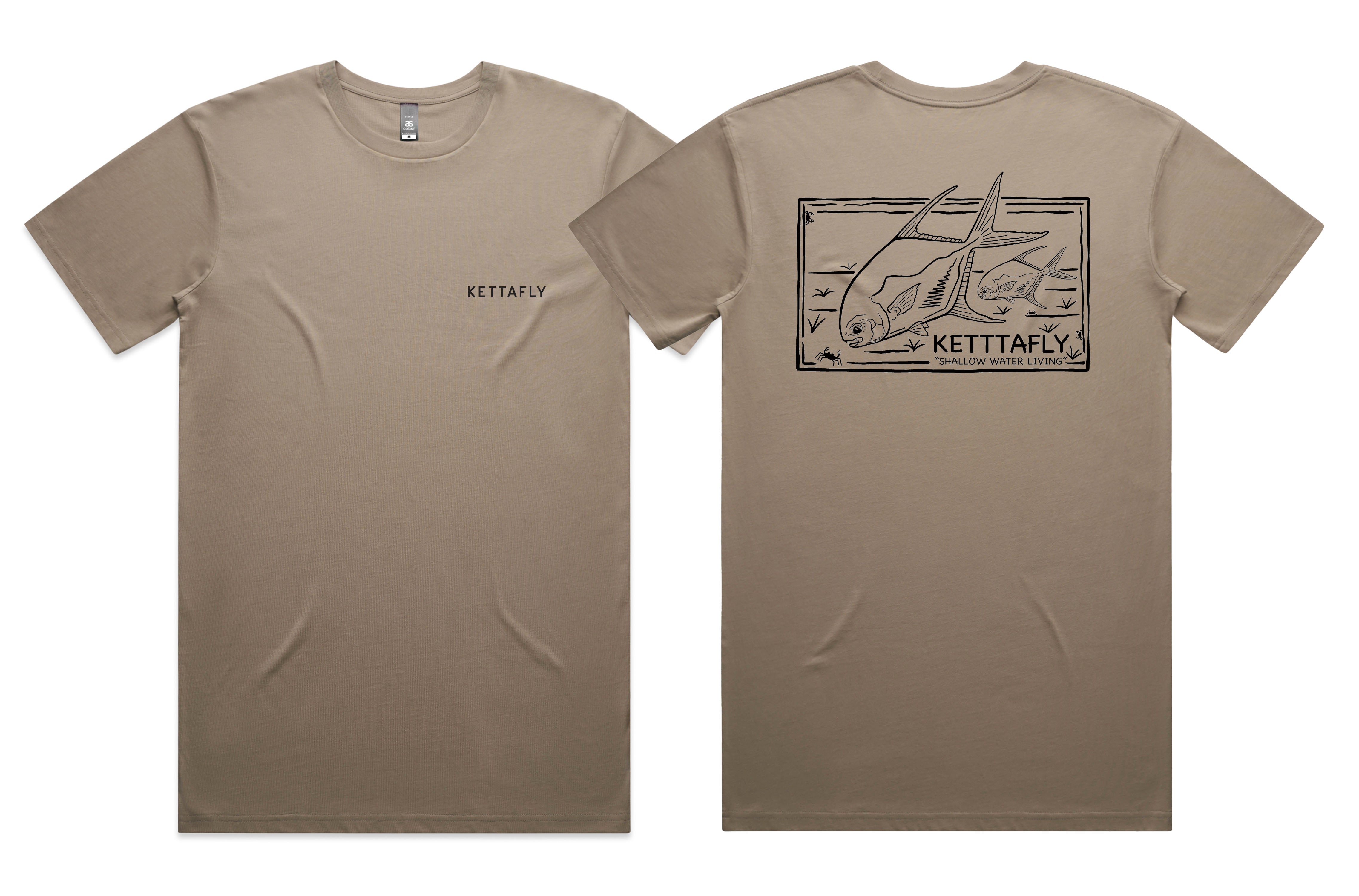 Permit Stamp Design (pocket & back) T-Shirt Short Sleeve