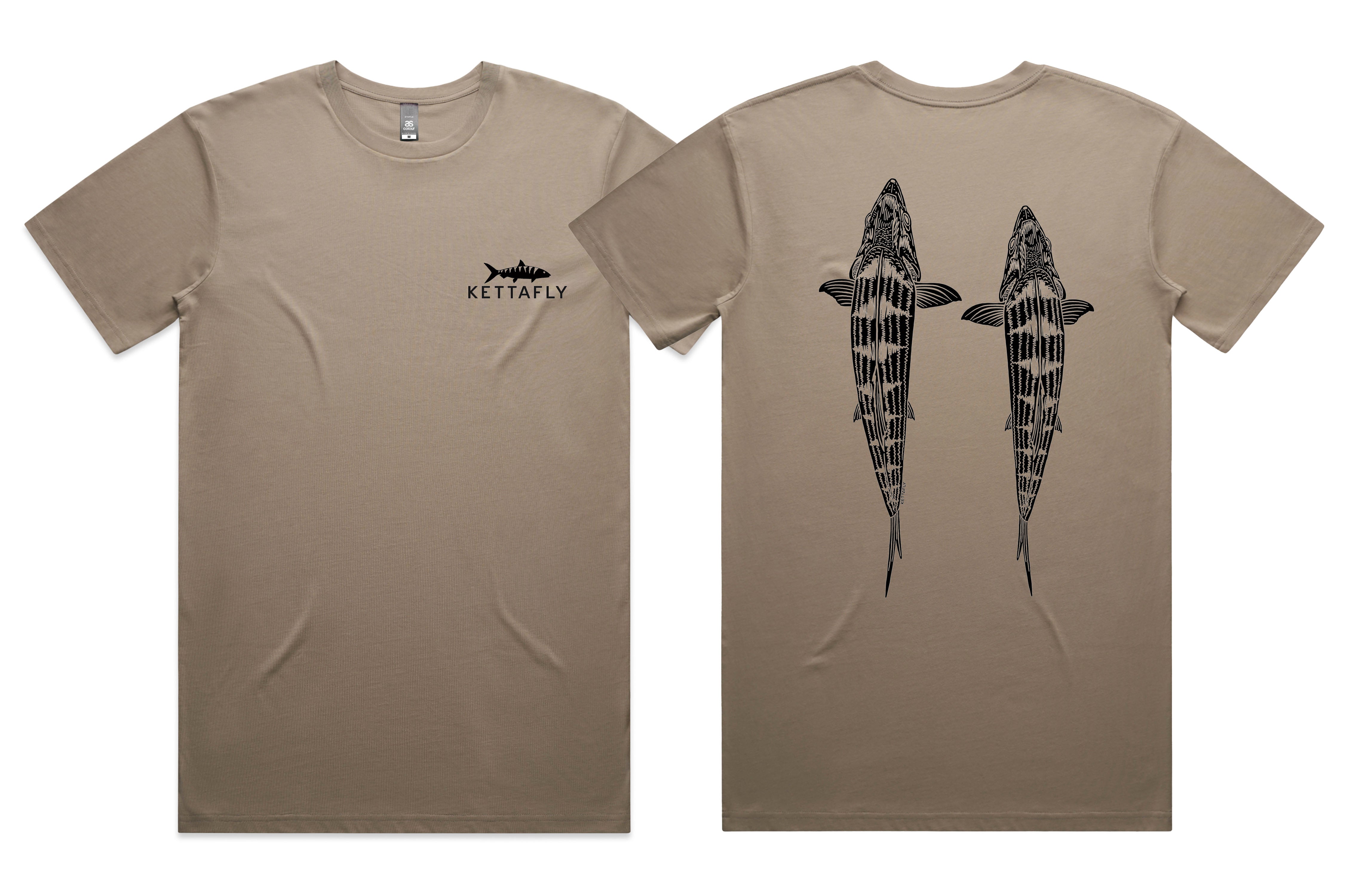Topside Bone Design (pocket & back) T-Shirt Short Sleeve
