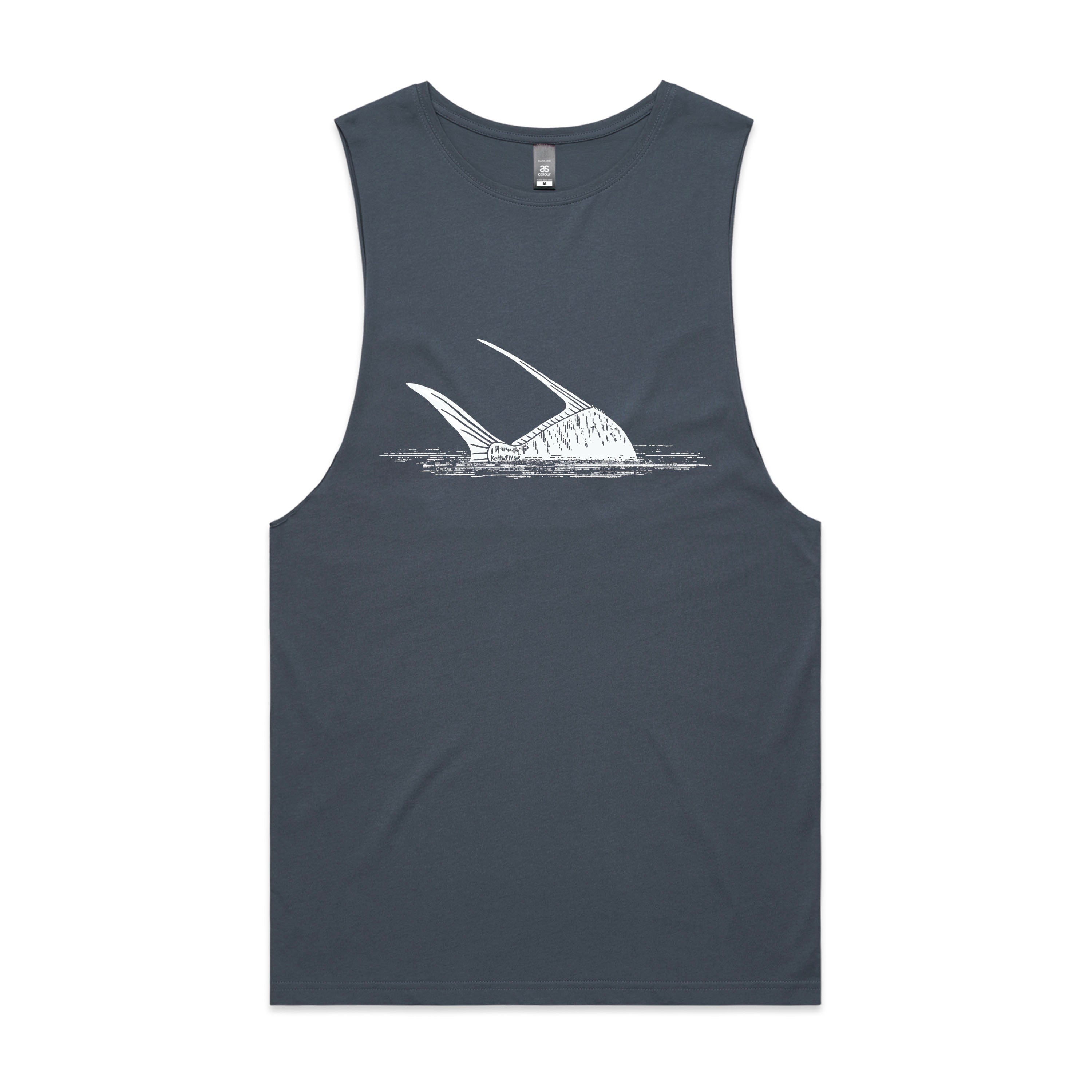 Half Perm Design (front) Tank Top