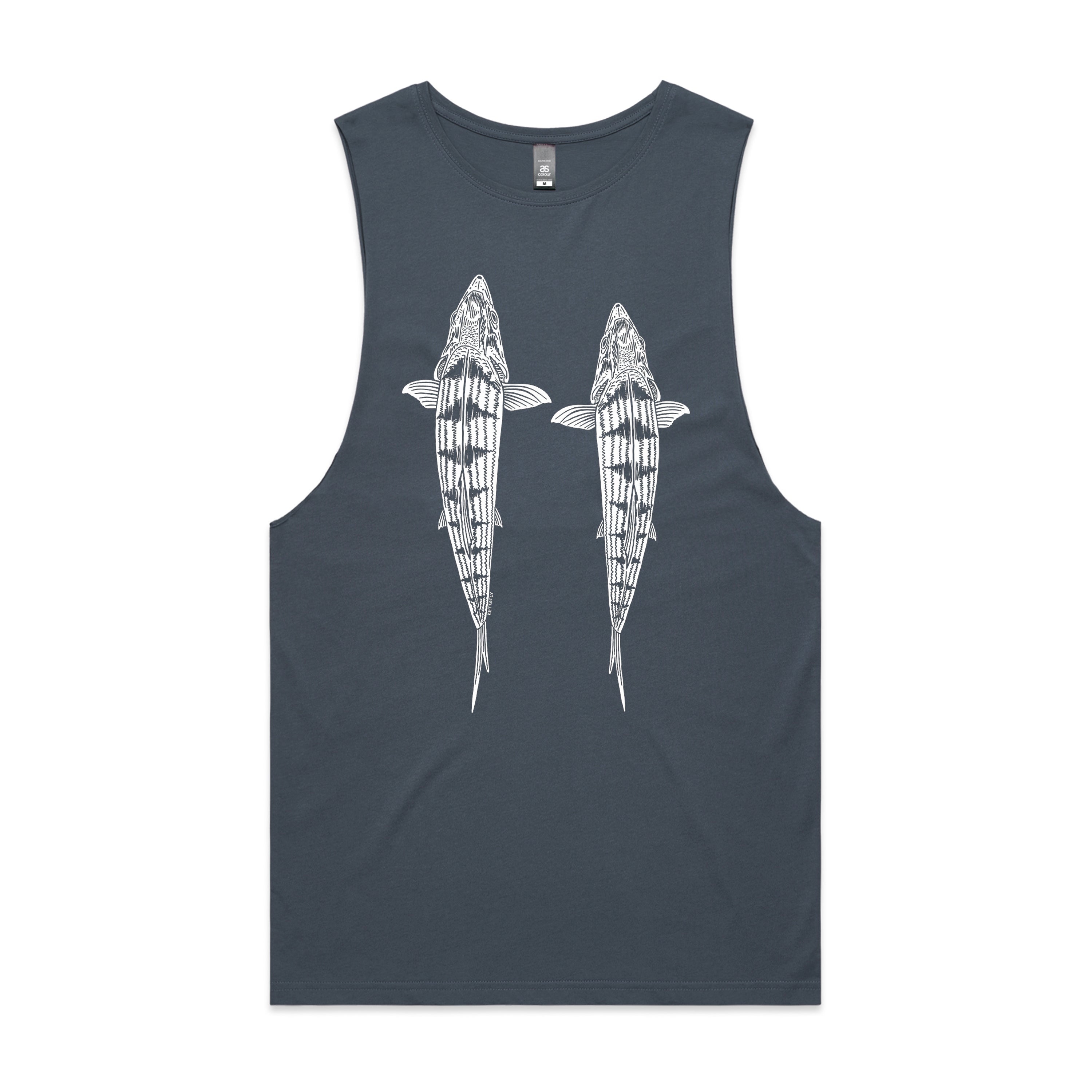 Topside Bone Design (front) Tank Top