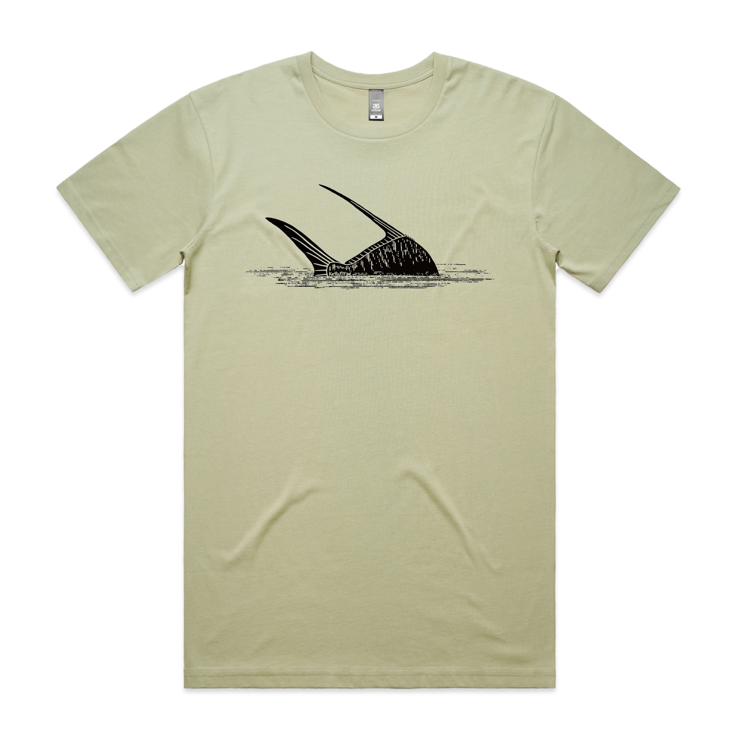 Half Perm Design (front) T-Shirt Short Sleeve
