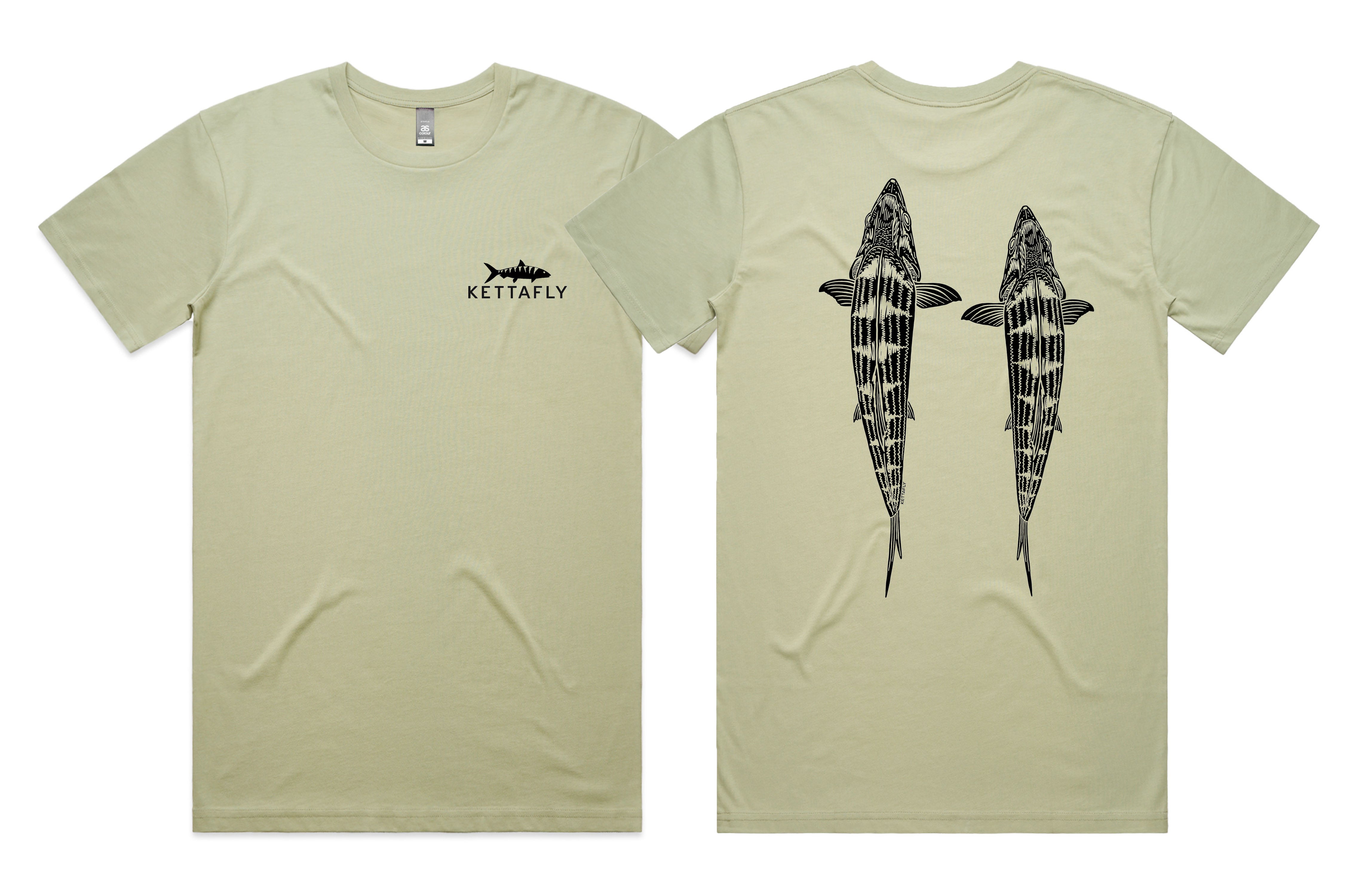 Topside Bone Design (pocket & back) T-Shirt Short Sleeve