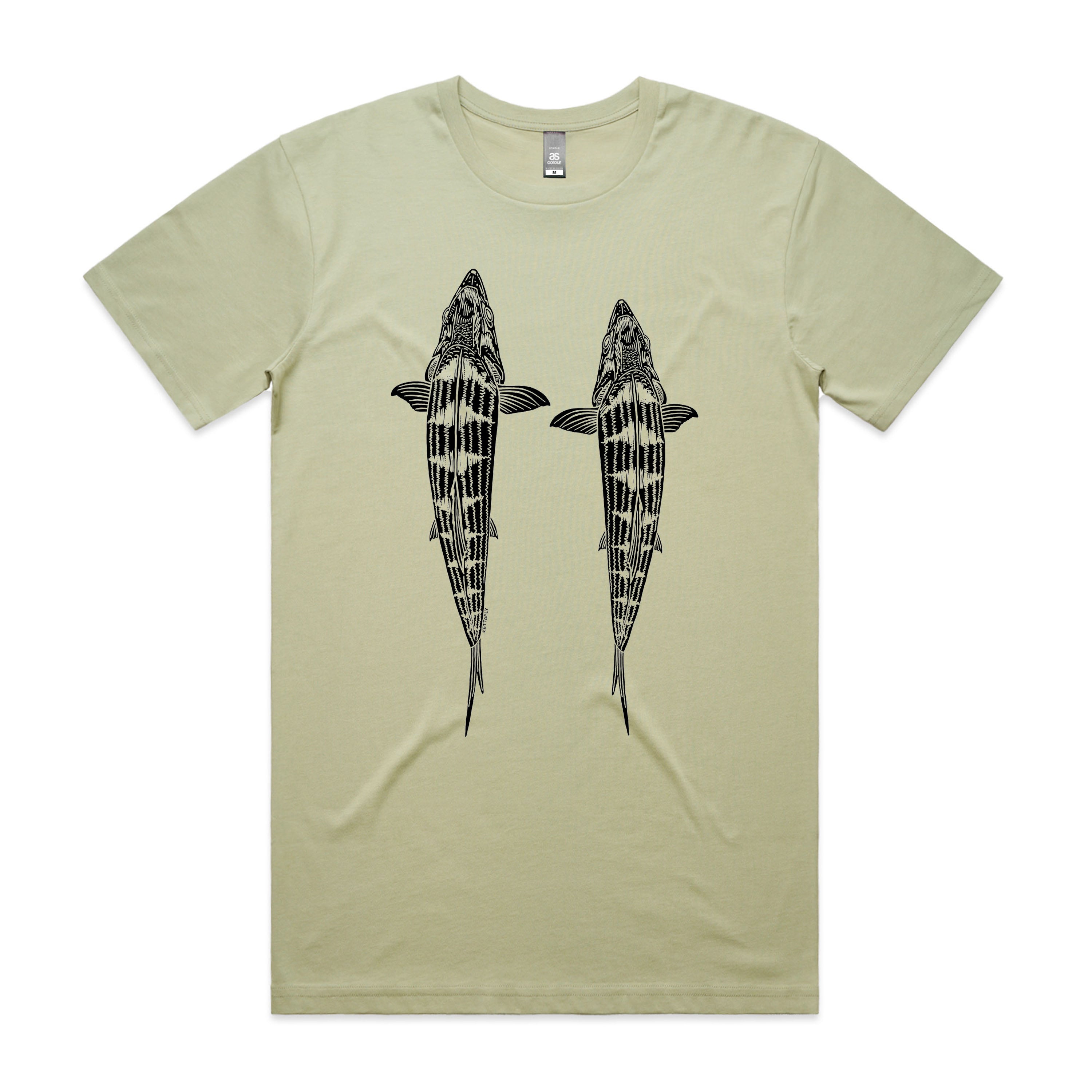 Topside Bone Design (front) T-Shirt Short Sleeve