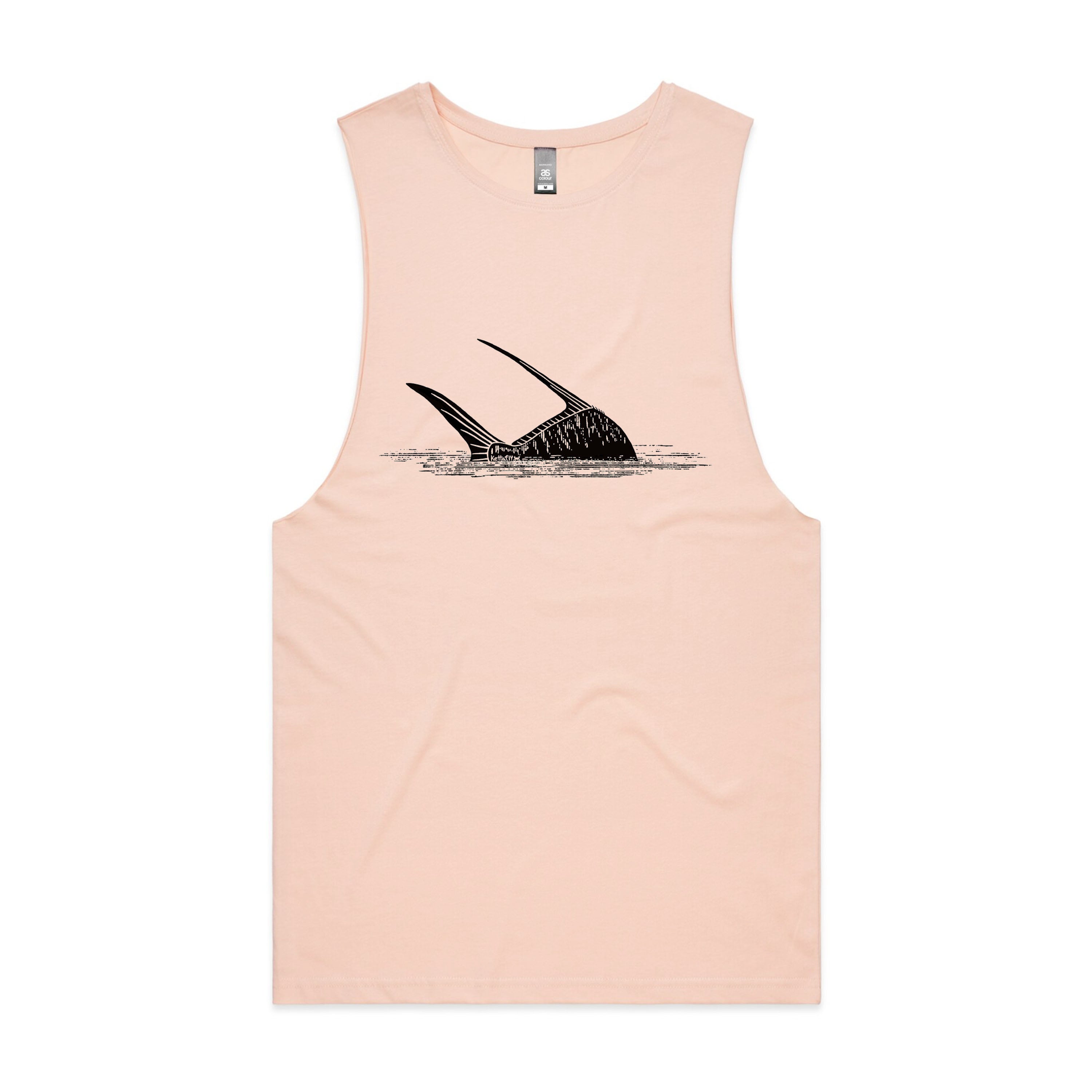 Half Perm Design (front) Tank Top