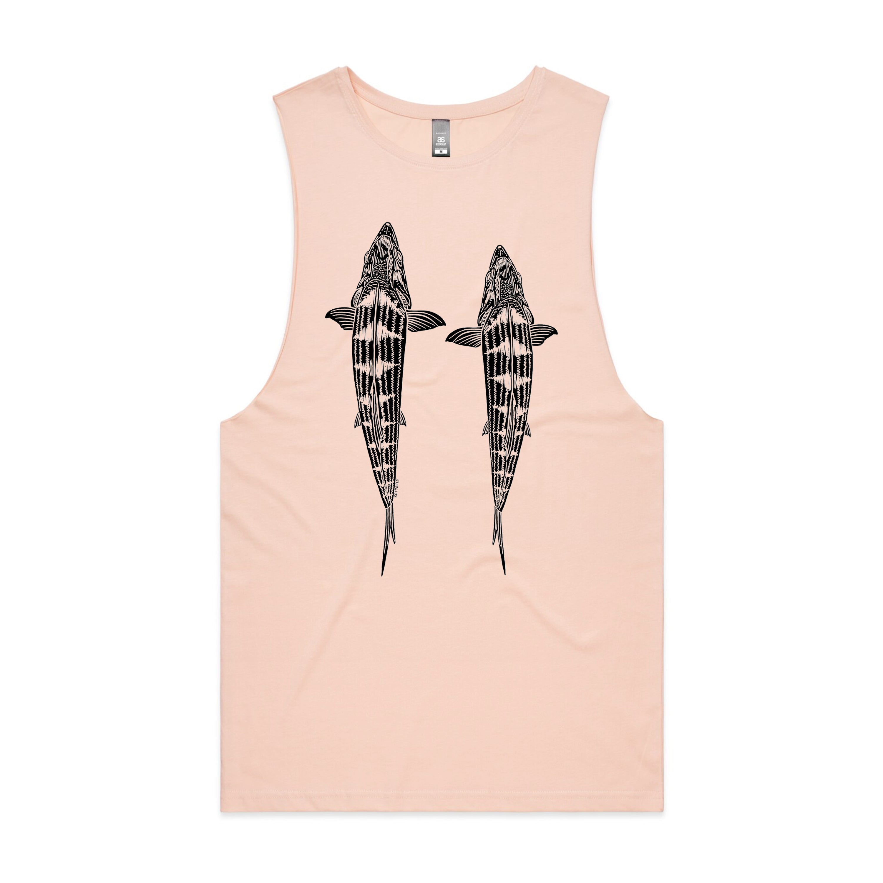 Topside Bone Design (front) Tank Top