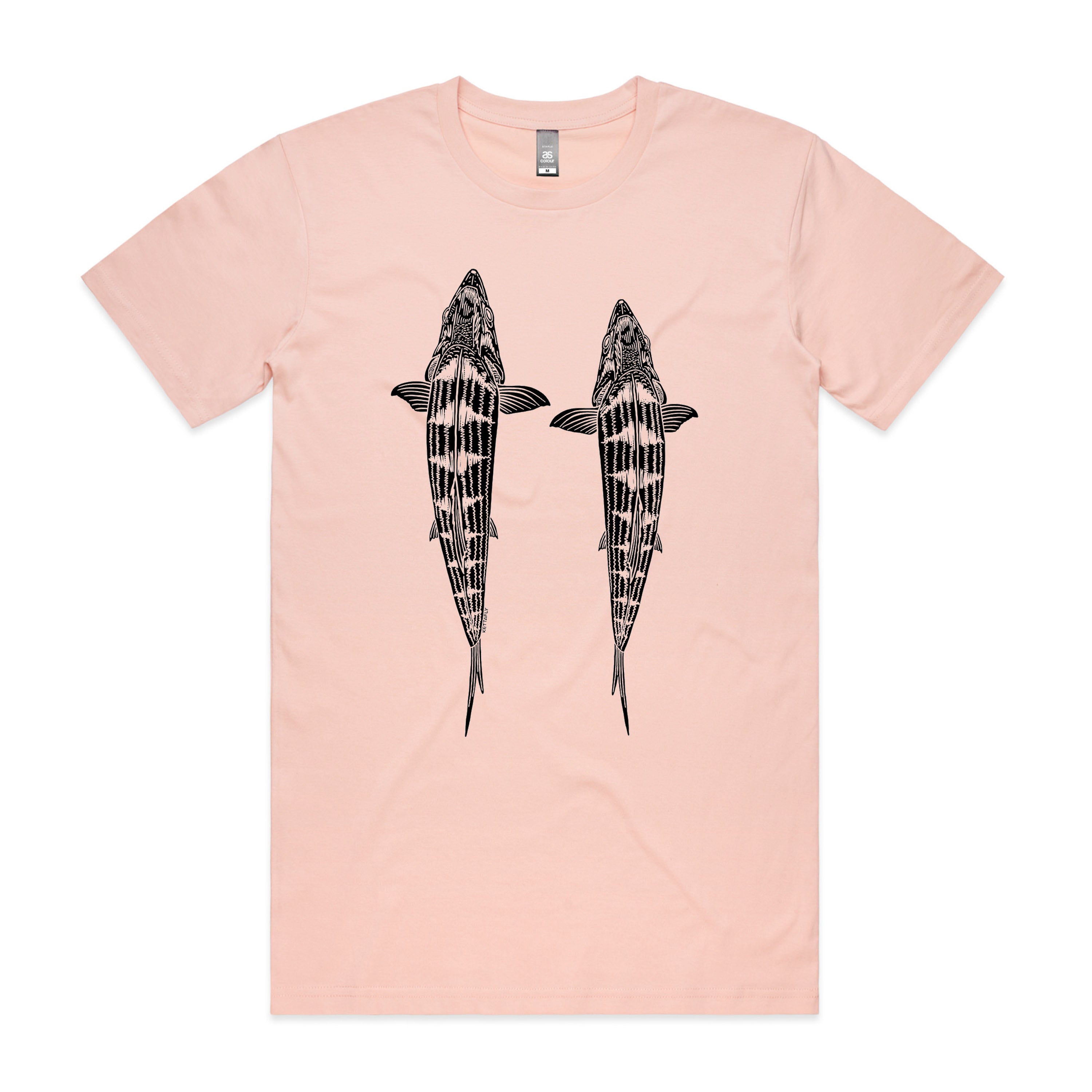 Topside Bone Design (front) T-Shirt Short Sleeve