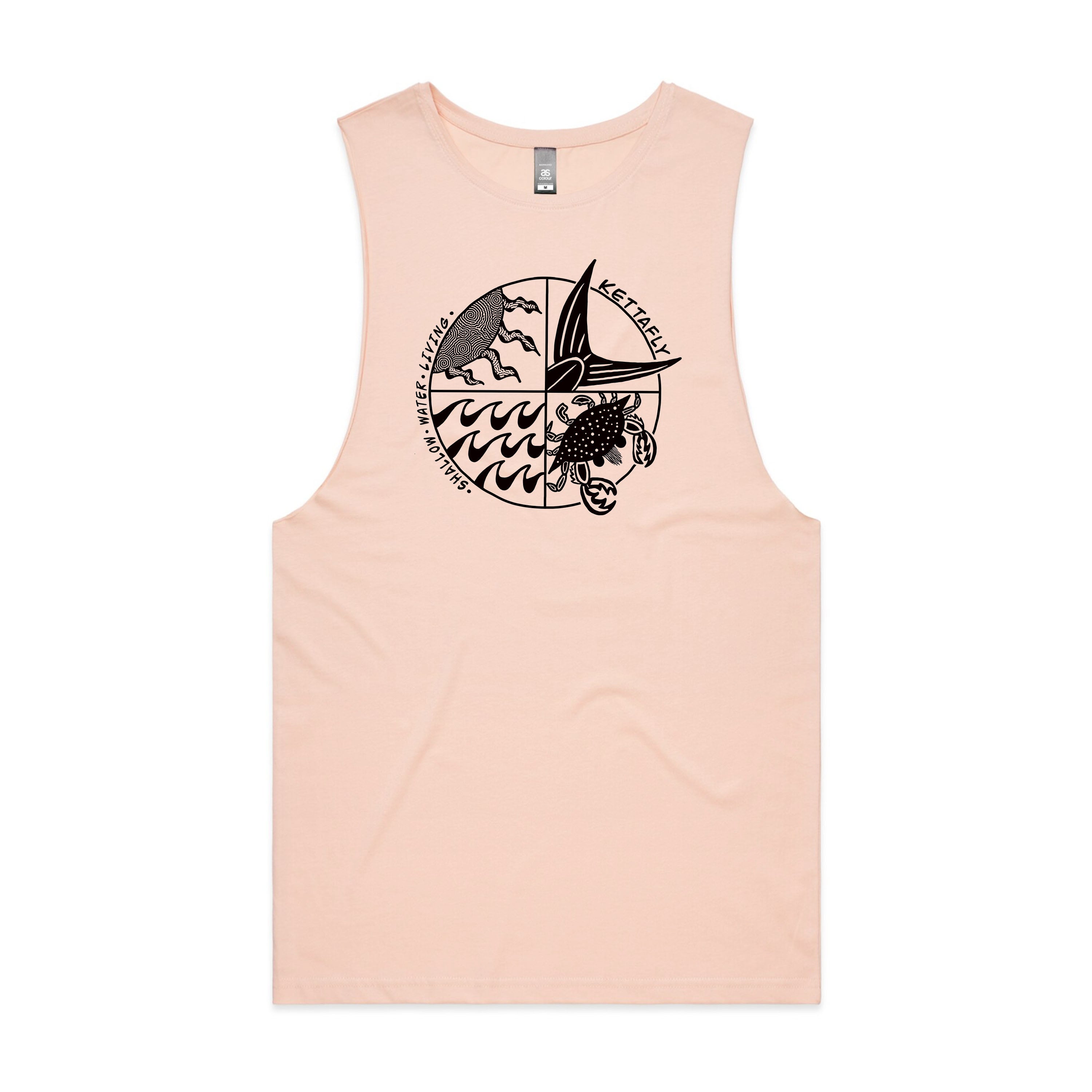 Shallow Water Living Design (front) Tank Top