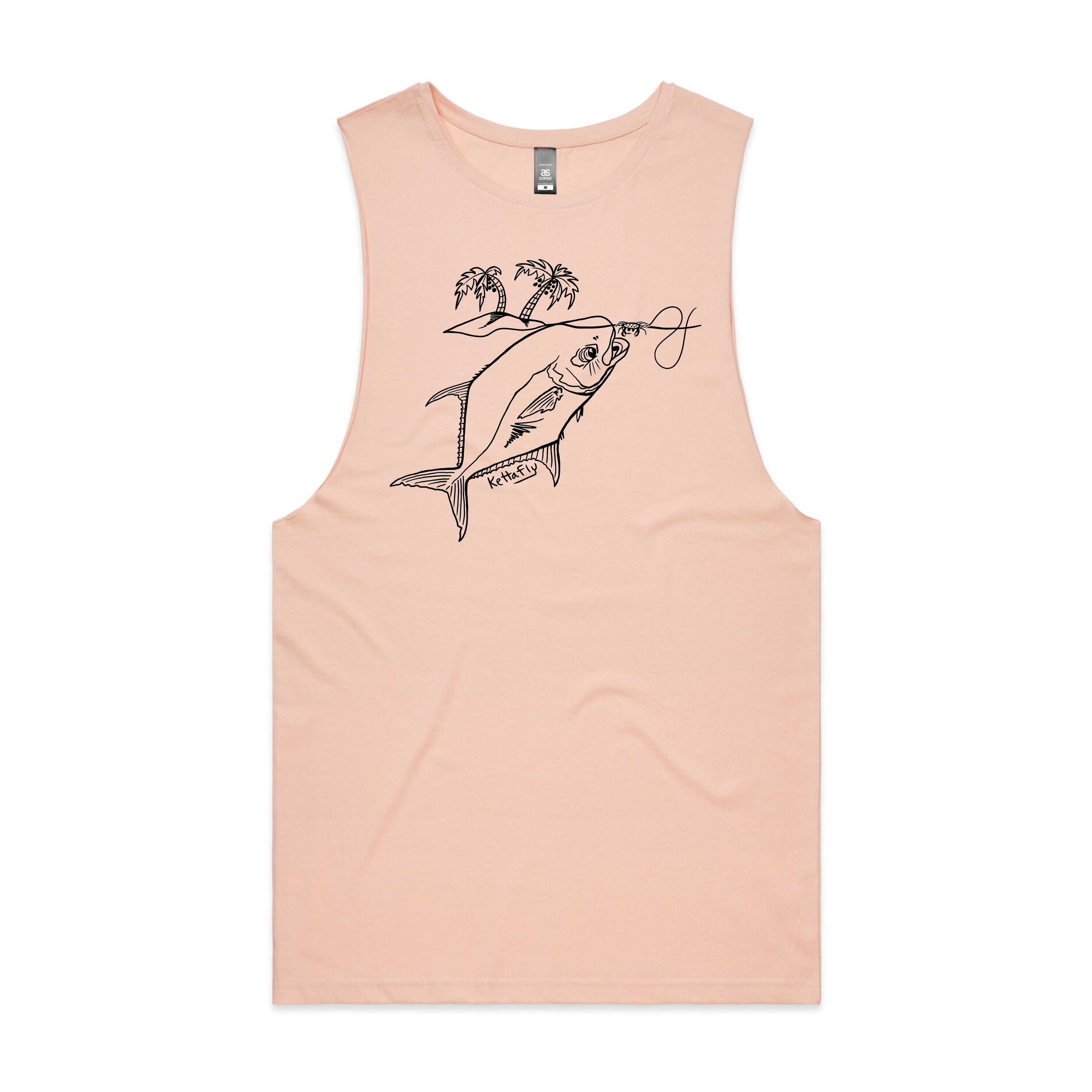 Off The Top Design (front) Tank Top