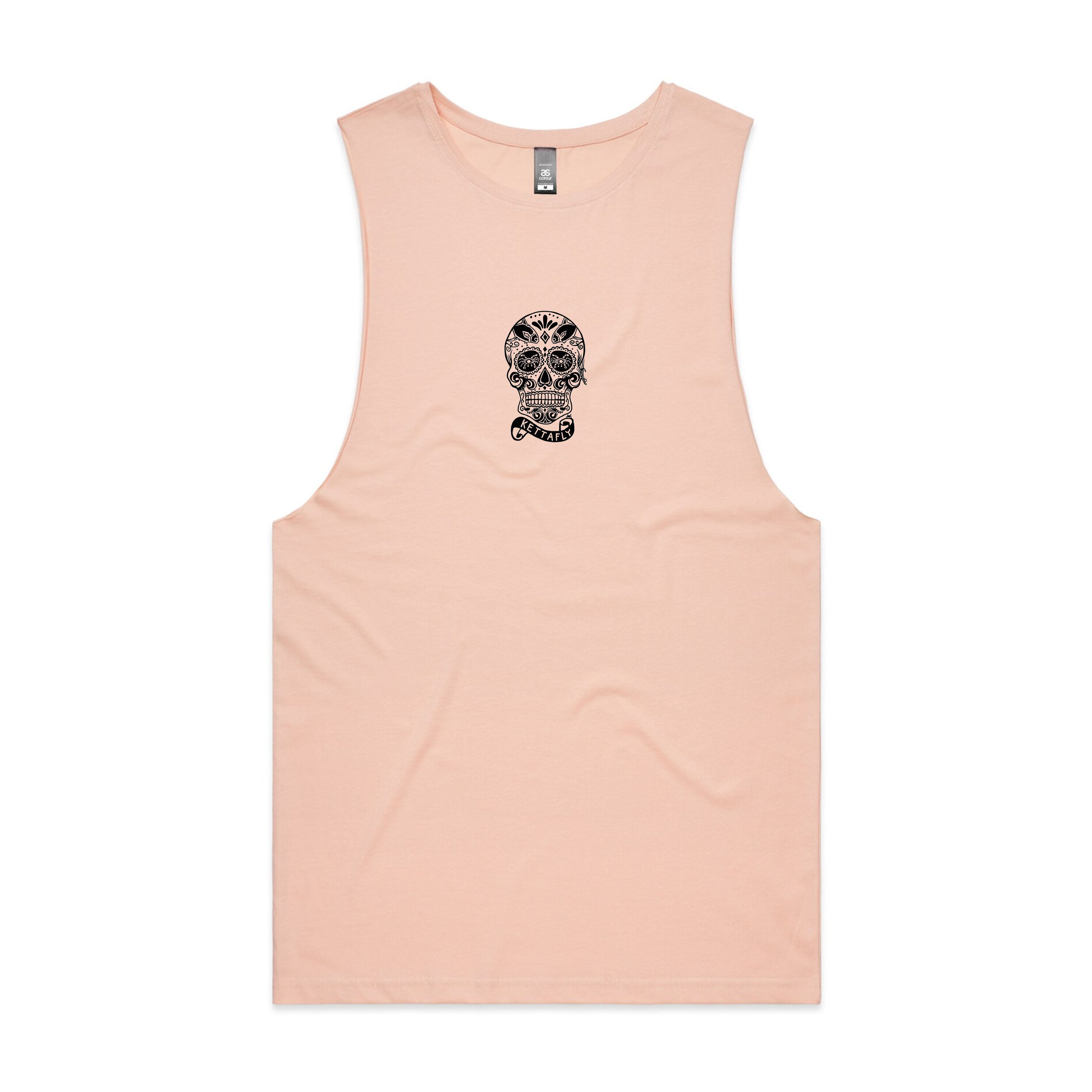 Sugar Skull Design (front) Tank Top