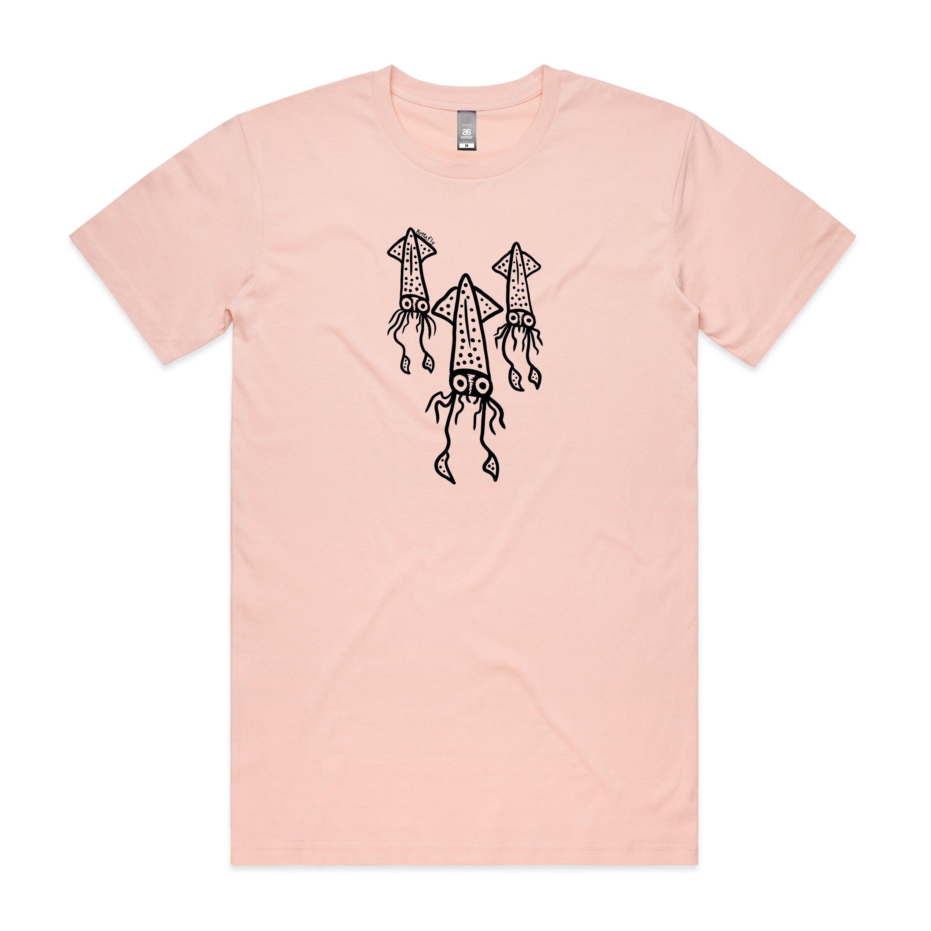 Squid Trio Design (front) T-Shirt Short Sleeve