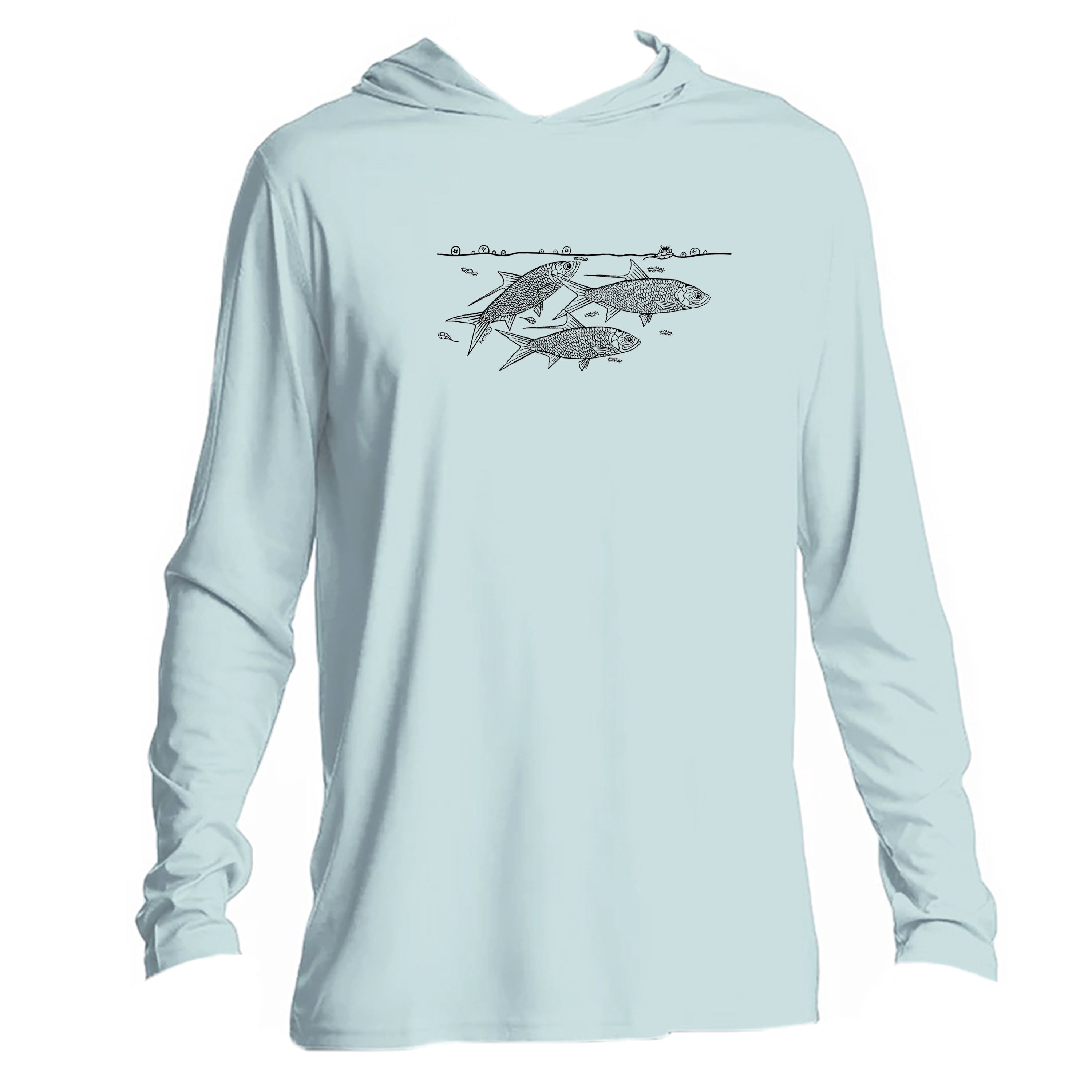 High Rollers Design (front) UPF50+ Hooded long sleeve Sun Shirt