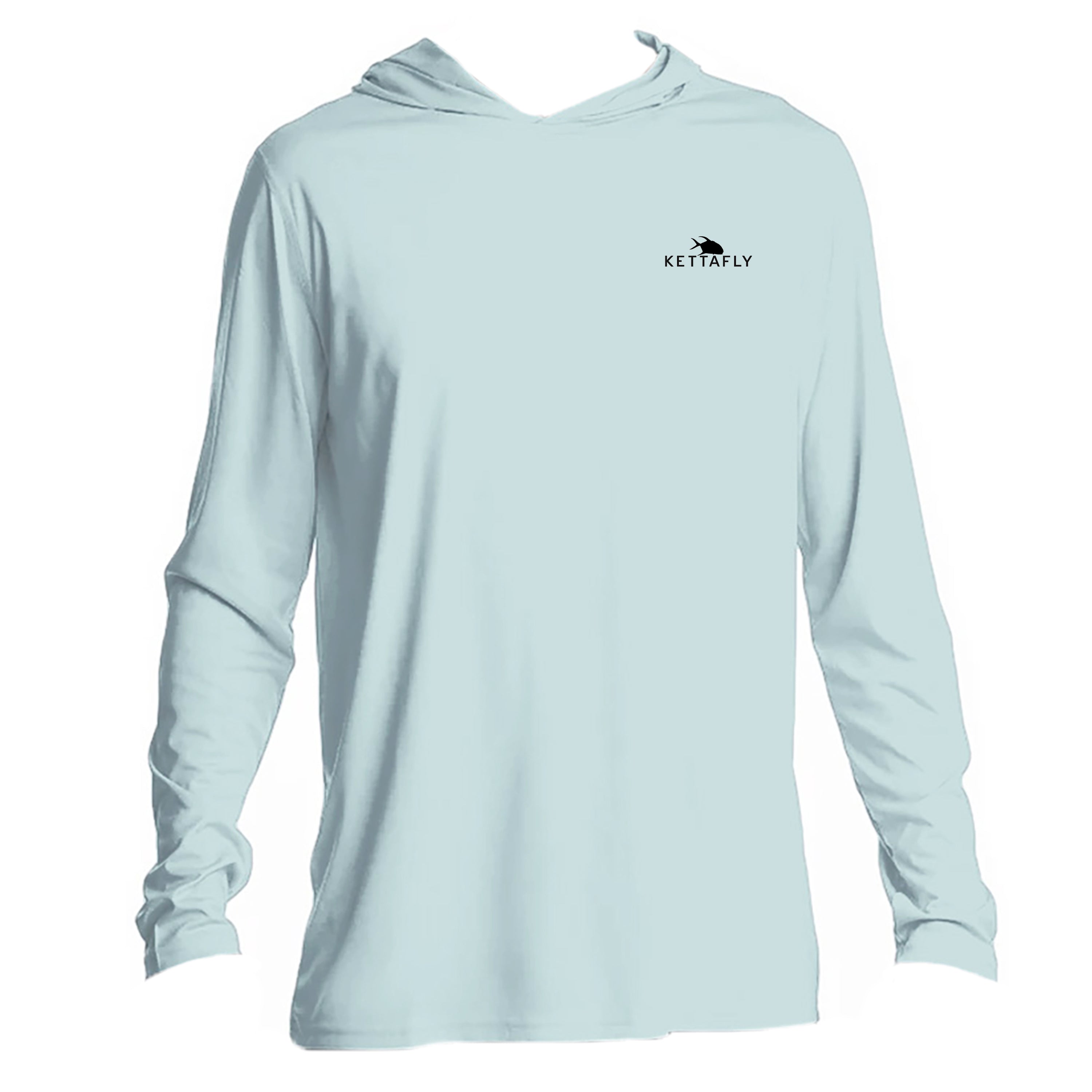 Permit pocket Design (front) UPF50+ Hooded long sleeve Sun Shirt