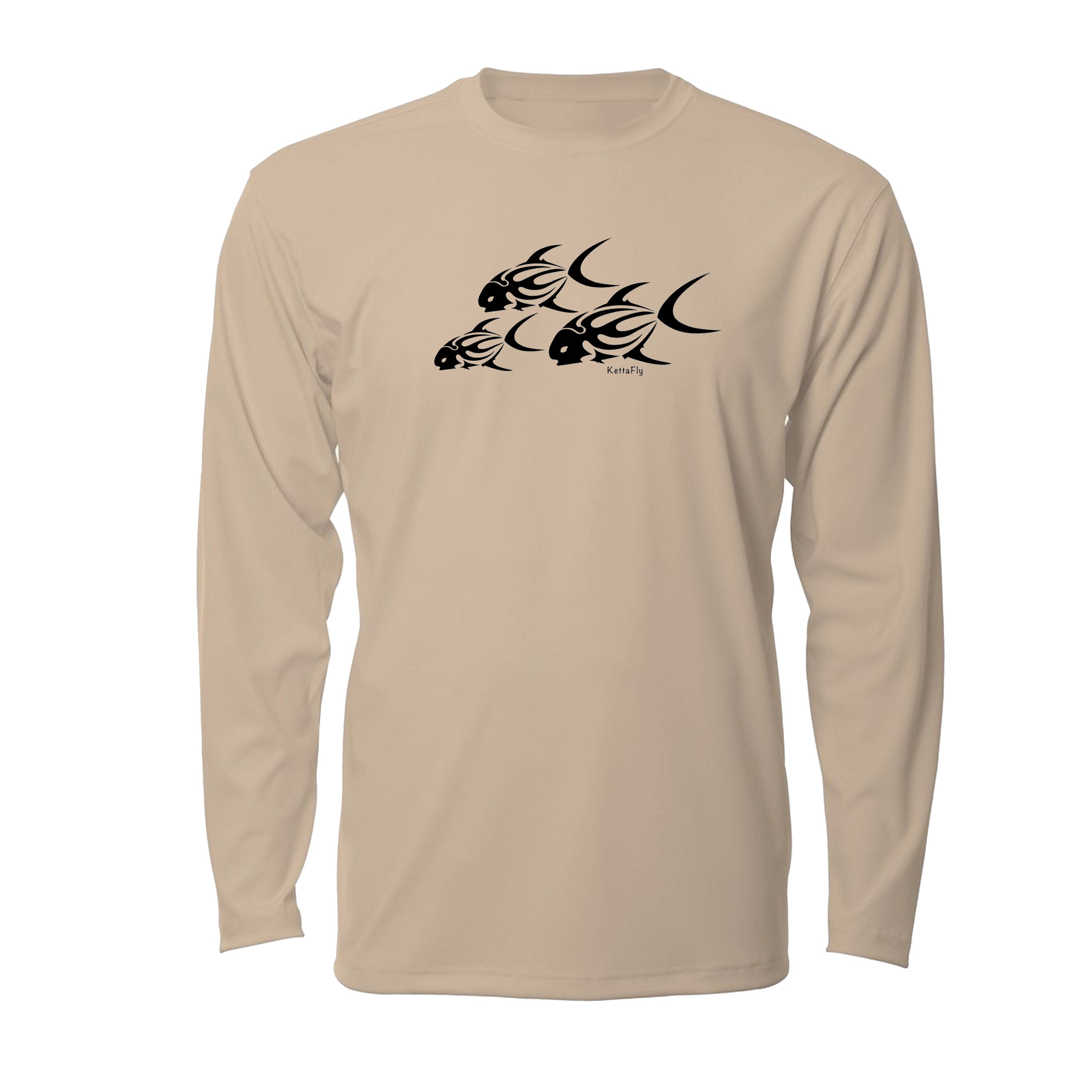 3 Permit Design (front) UPF50+ Long Sleeve Sun Shirt