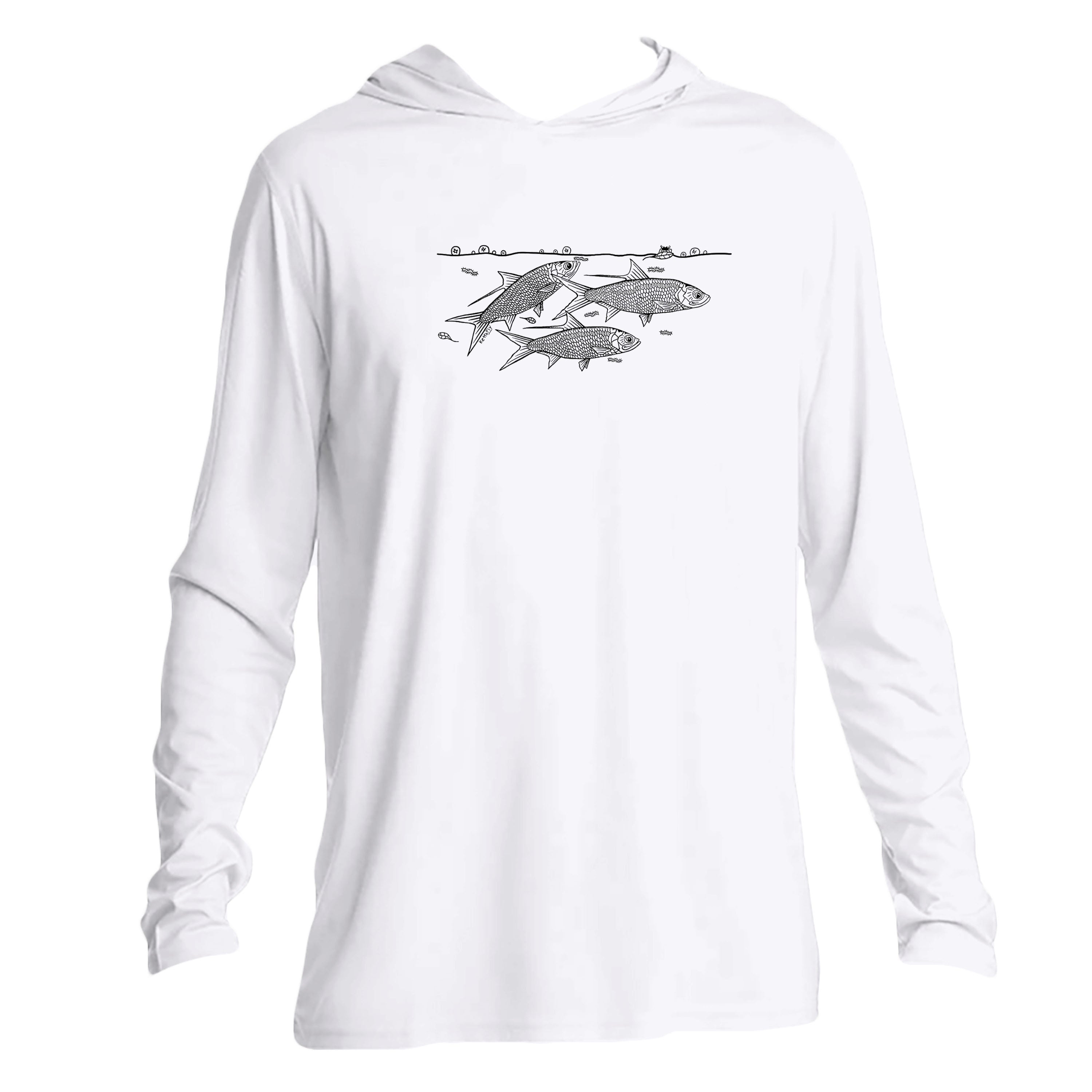 High Rollers Design (front) UPF50+ Hooded long sleeve Sun Shirt